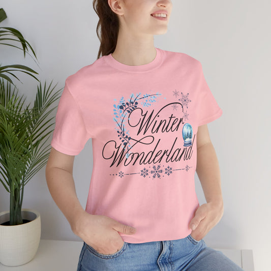 Winter wonderland Christmas Unisex Tee, Christmas Shirt, Christmas Outfit, Merry Christmas T-shirt, Merry Christmas 2024 T-shirt, Christmas Gift, Family Holiday Outfit.