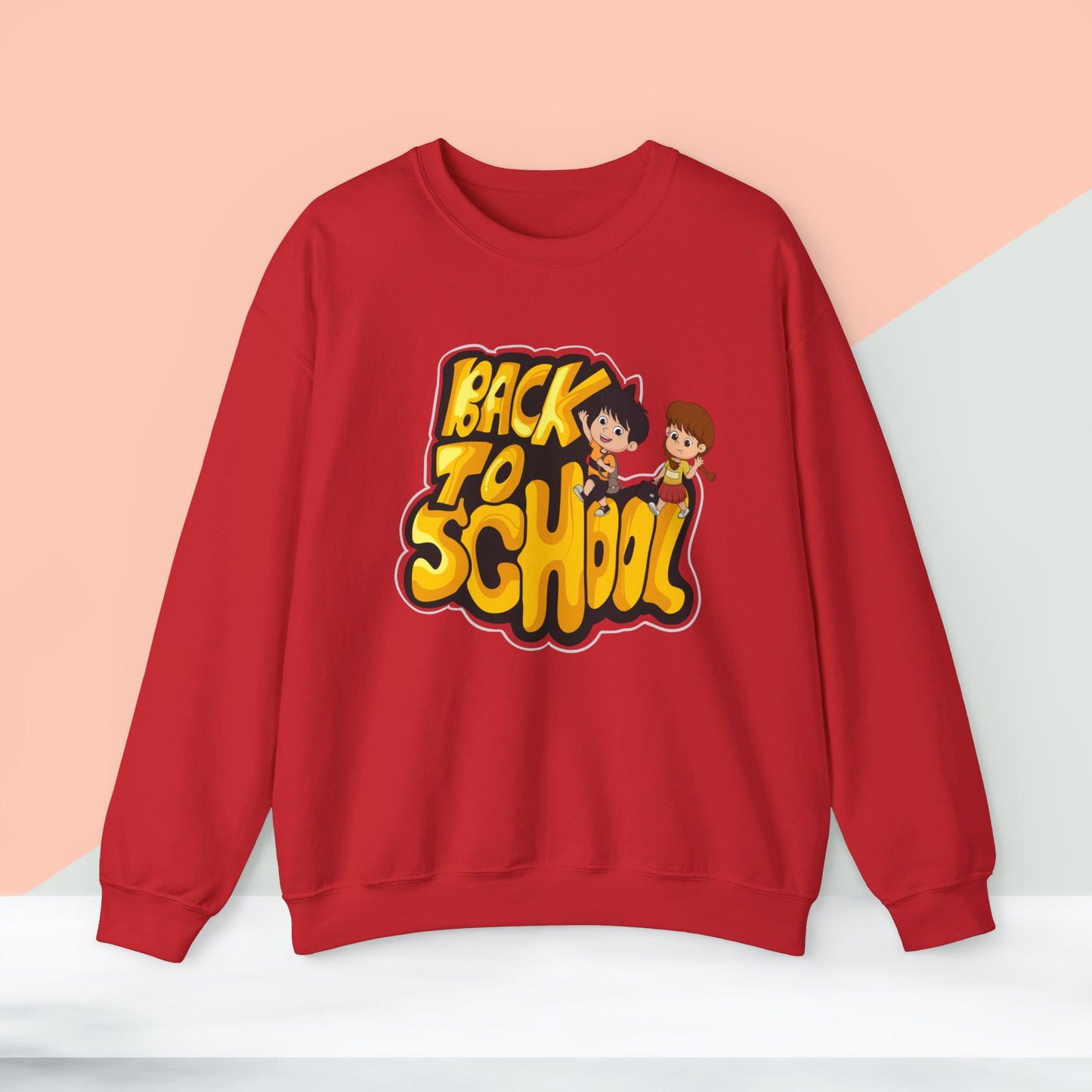 Back To school unisex heavy blend crewneck sweatshirt, We Love Teachers Sweatshirt,Teacher Back To school  Sweatshirt. First Day Vibes Sweatshirt.