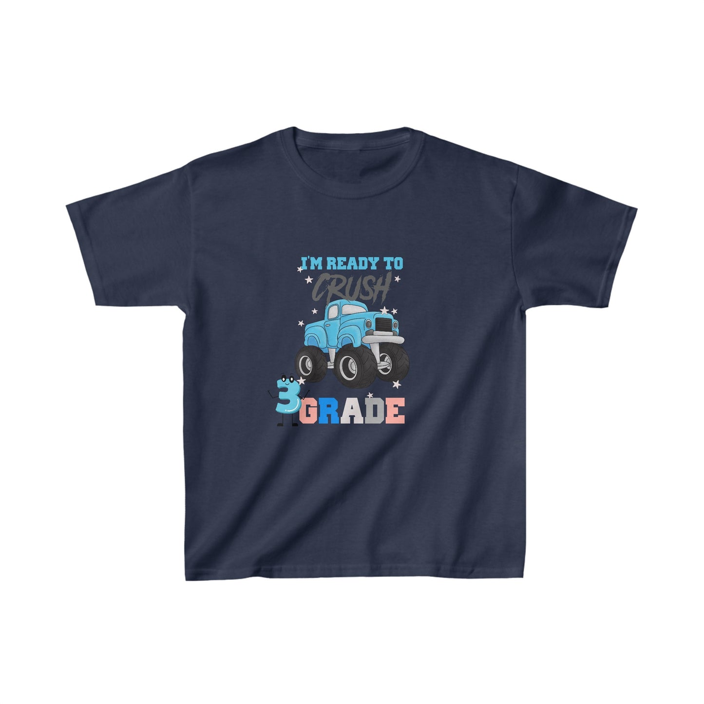 I Am Ready To Crush 3rd Grade Back To School Kids Heavy Cotton™ Tee, First Grade Squad Back To School Kids Heavy Cotton™ Tee, Back to school Kids Shirt, 1st Day Of School Shirt, Back To School Cotton T-Shirt.