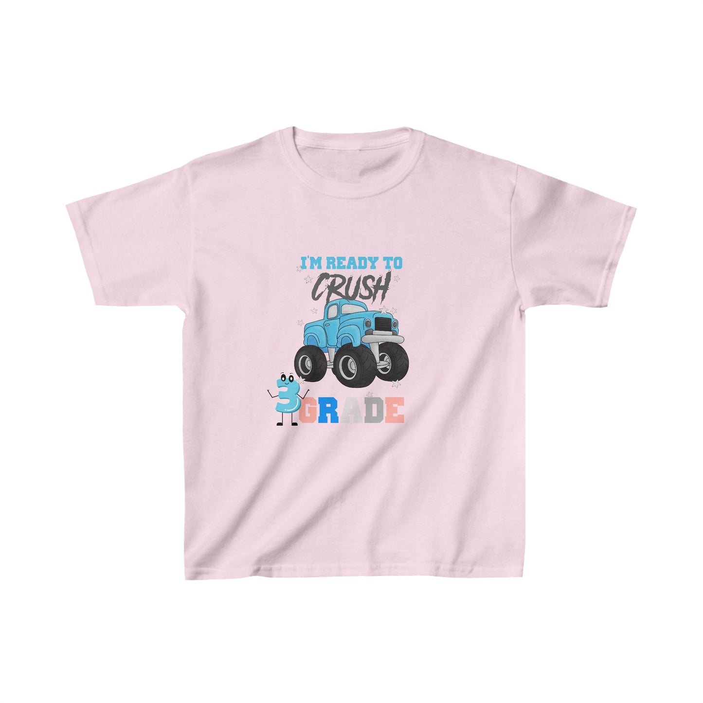 I Am Ready To Crush 3rd Grade Back To School Kids Heavy Cotton™ Tee, First Grade Squad Back To School Kids Heavy Cotton™ Tee, Back to school Kids Shirt, 1st Day Of School Shirt, Back To School Cotton T-Shirt.