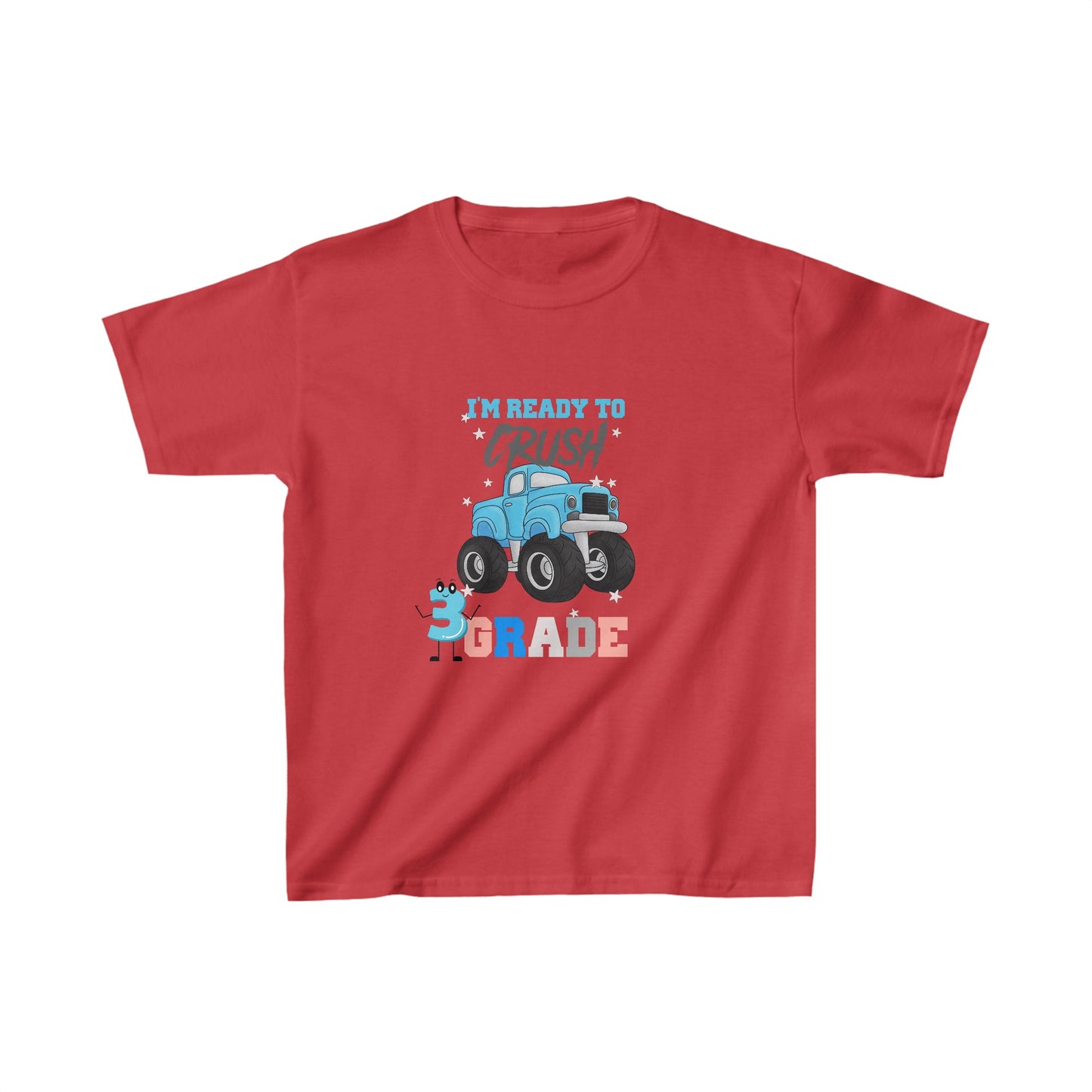 I Am Ready To Crush 3rd Grade Back To School Kids Heavy Cotton™ Tee, First Grade Squad Back To School Kids Heavy Cotton™ Tee, Back to school Kids Shirt, 1st Day Of School Shirt, Back To School Cotton T-Shirt.