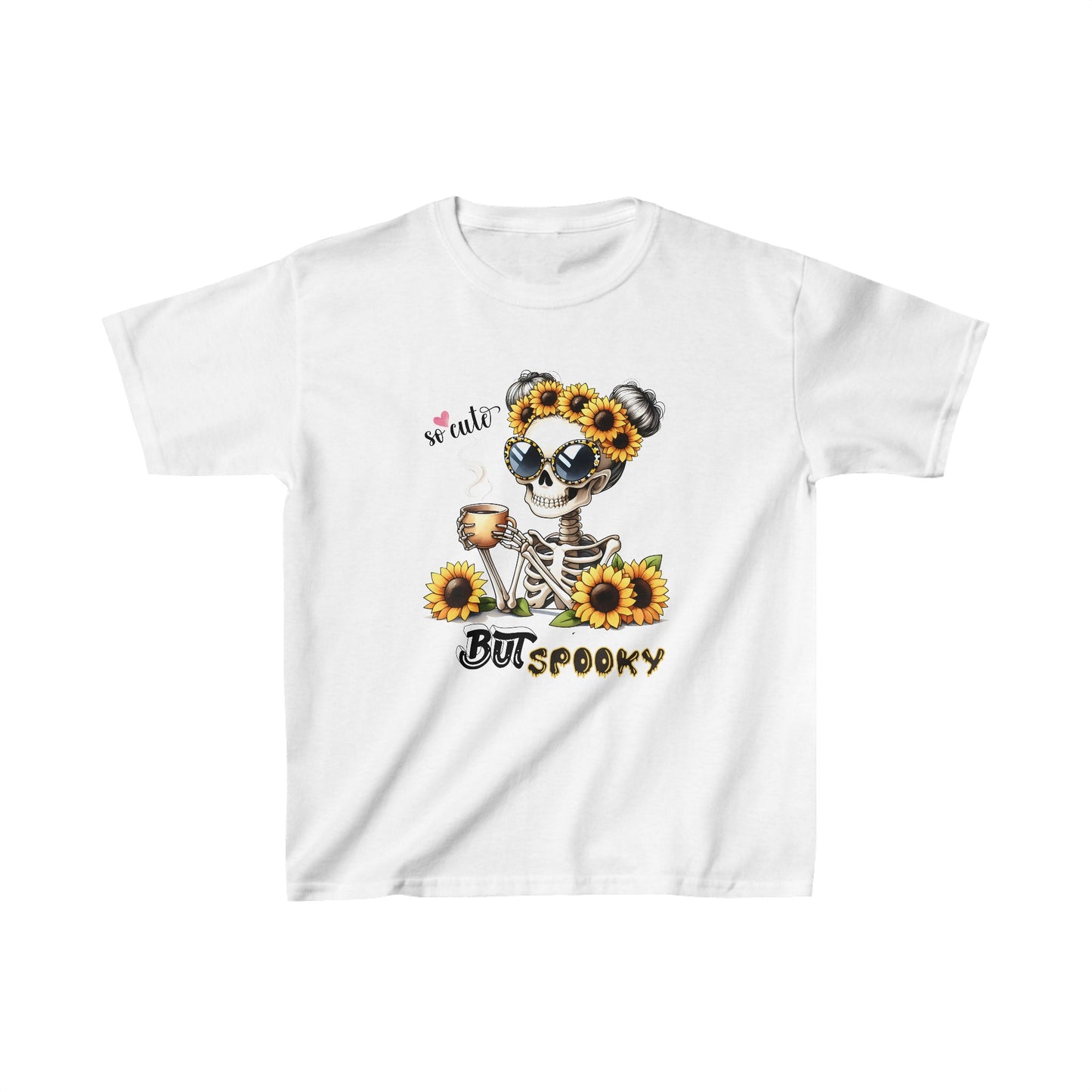 So Cute But spooky Halloween Kids Shirt, Spooky Halloween Kids Heavy Cotton™ Tee, Spooky Season Kids Shirt, Spooky Vibes Shirt, Trick Or Treat Cotton T-Shirt.