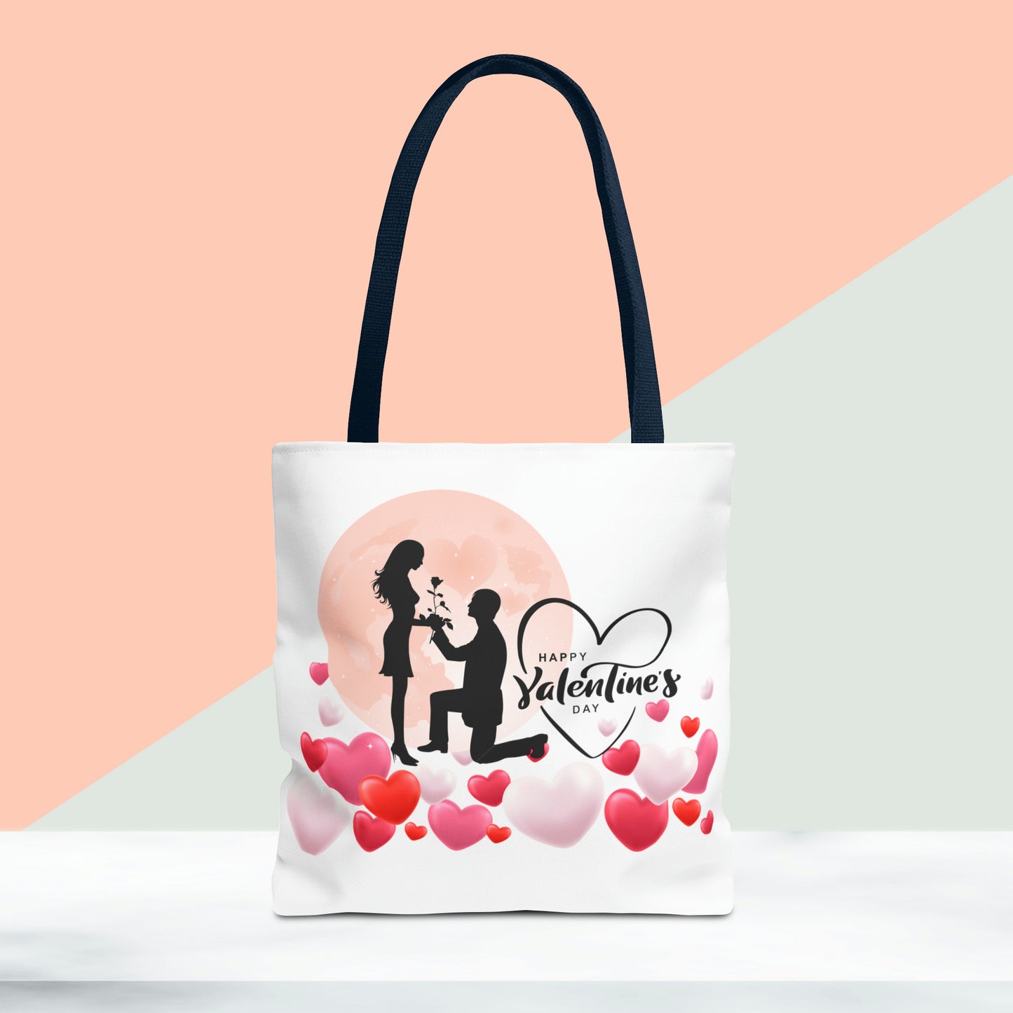 Happy Valentines Day Tote Bag