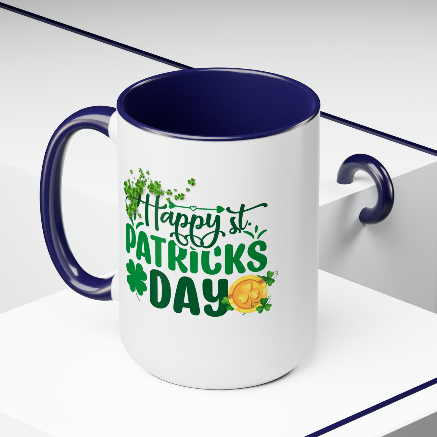 St Patrick's Day two-Tone Coffee Mugs, 15oz