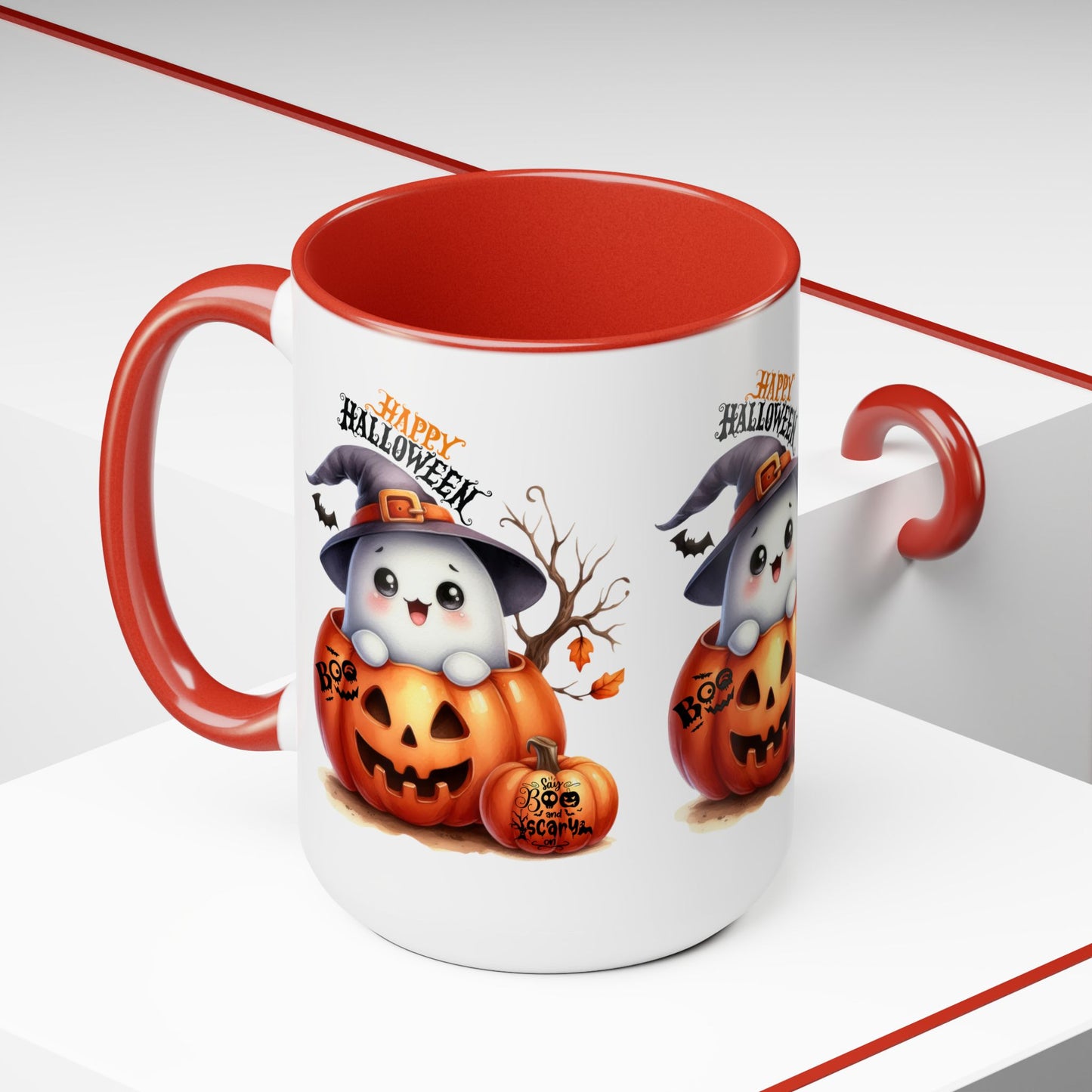 Happy Halloween Coffee Mug,  Let's Go Halloween Coffee Mug, Trick or Treat Halloween Coffee Mug, Cute Skeleton Coffee Mug, Spooky Season Halloween Coffee Mug.