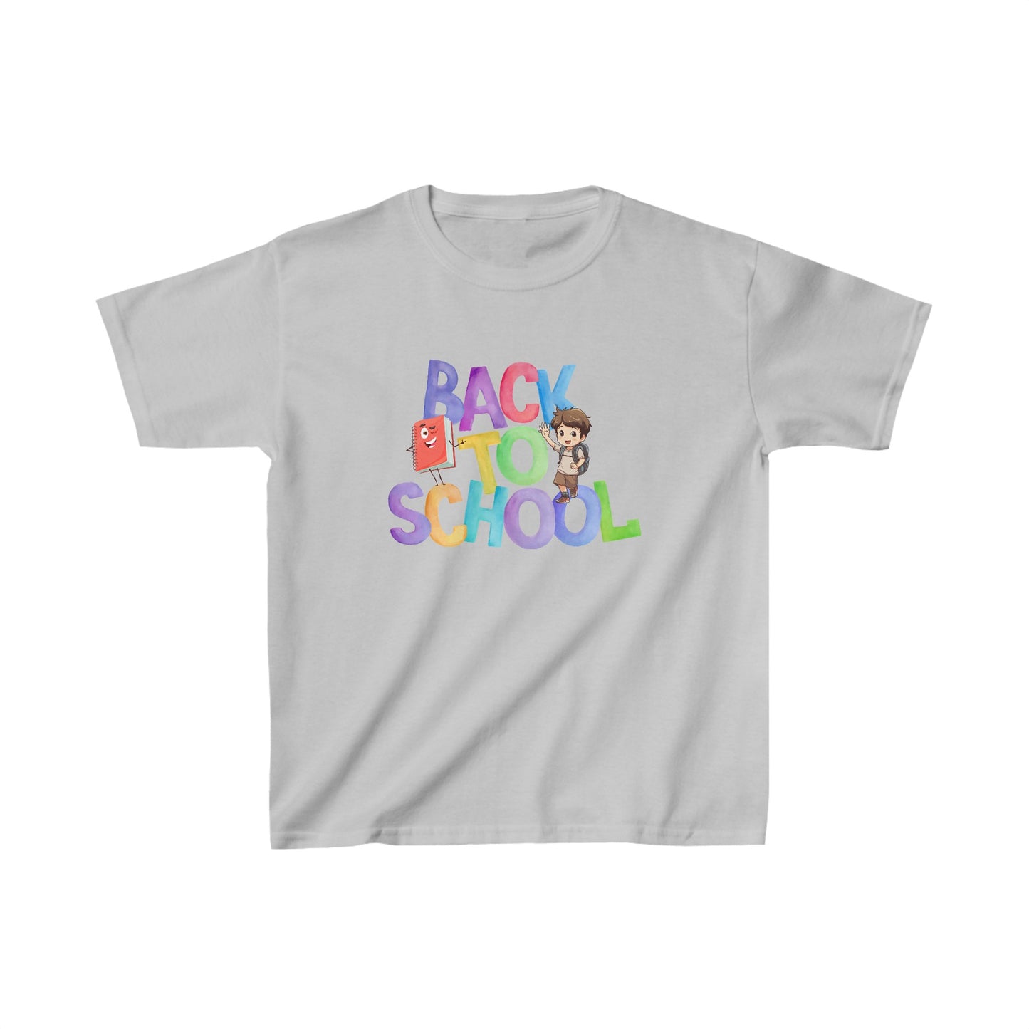 Back To School Kids Heavy Cotton™ Tee, Back to school Kids Shirt, 1st Day Of School Shirt, Back To School Cotton T-Shirt.