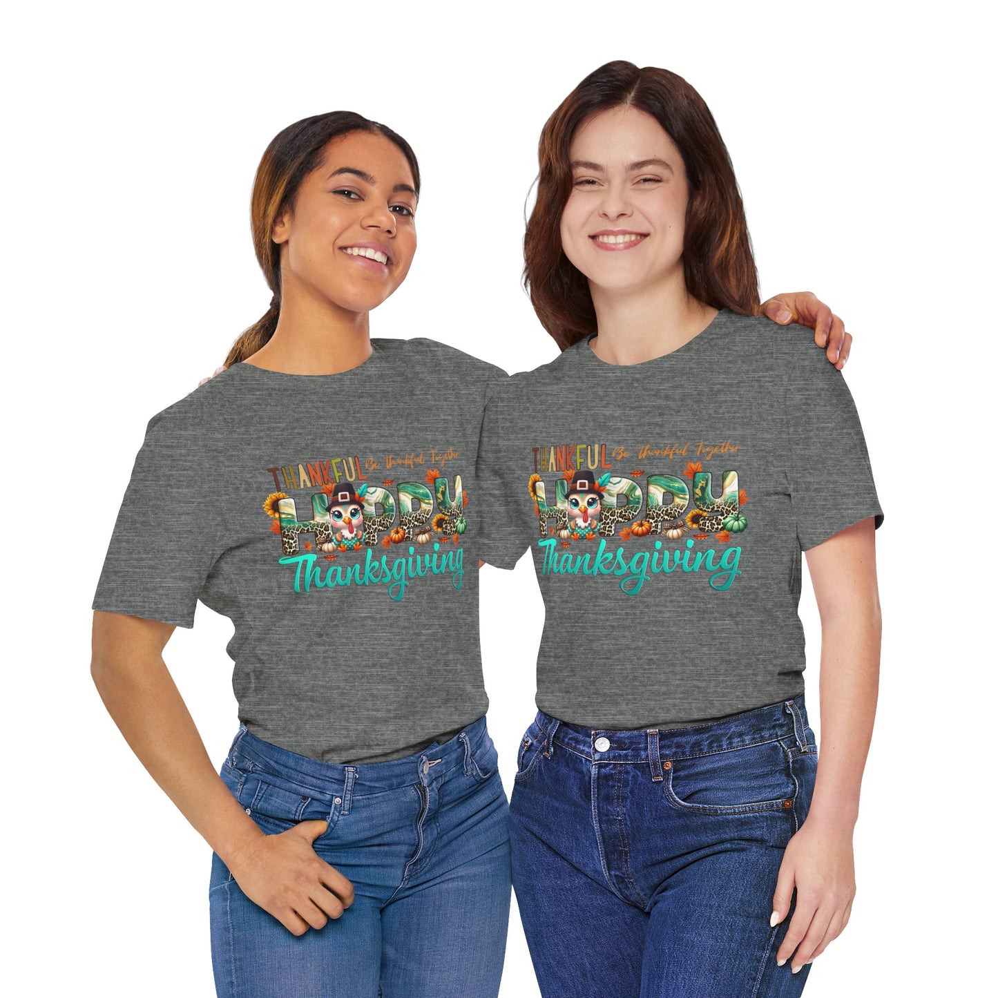 Thankful Be Thankful Together T-shirt, Happy Thanksgiving T-shirt, Happy thanksgiving 2024 T-shirt, Thanksgiving Gift,Turkey Shirt, Family Thanksgiving, Holiday Outfit.