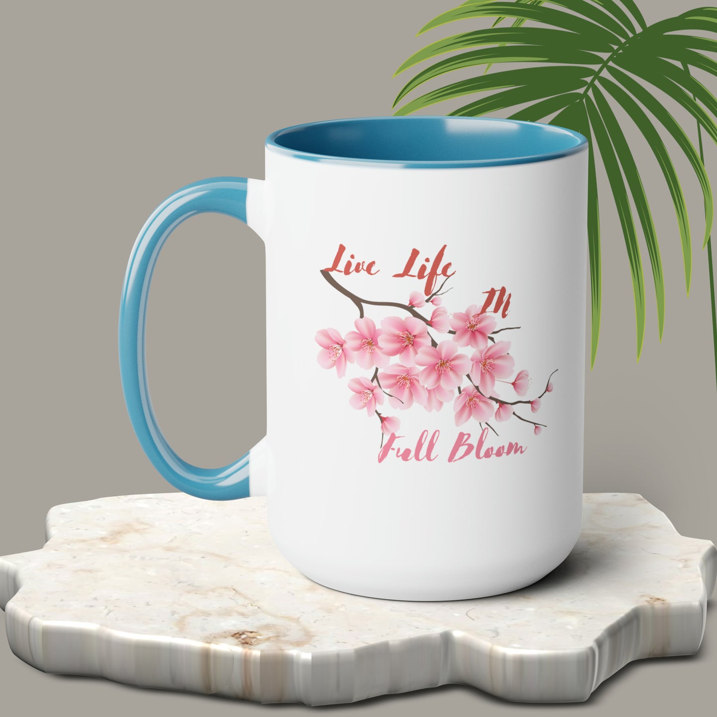 Spring two-Tone Coffee Mugs, 15oz