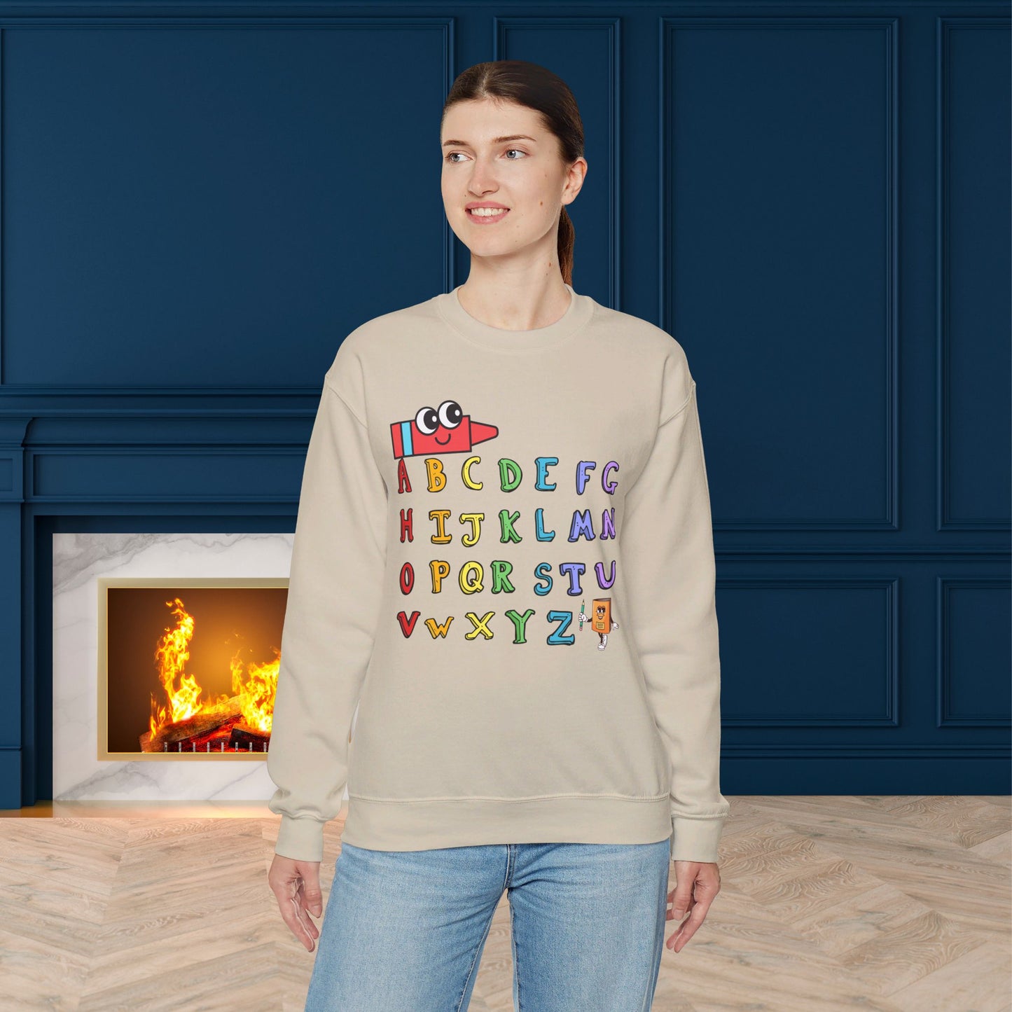 Back To school unisex heavy blend crewneck sweatshirt, We Love Teachers Sweatshirt,Teacher Back To school  Sweatshirt. First Day Vibes Sweatshirt.