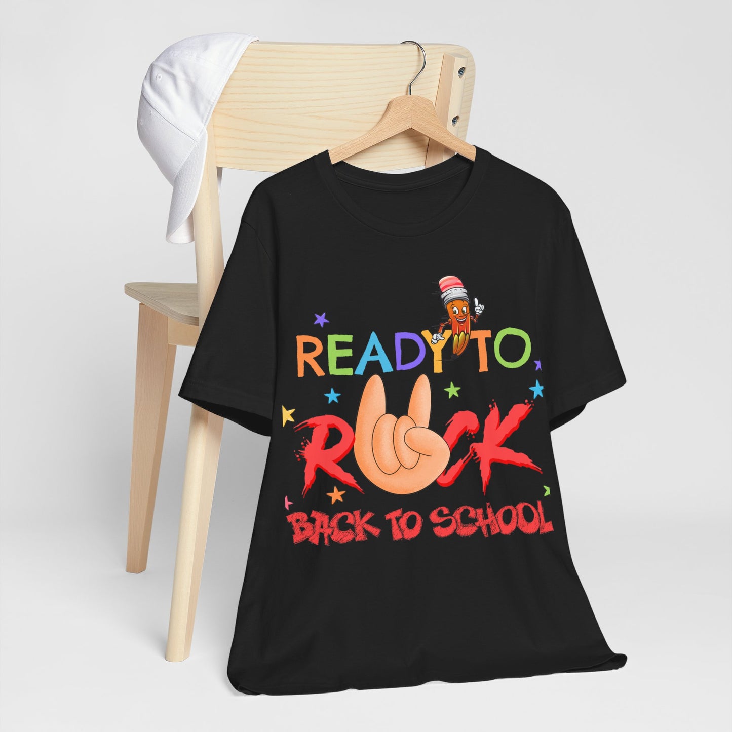 Ready To Rock T-Shirt, Back To School T-Shirt, Teach Love Inspire Teacher Shirt, Teacher Back To school unisex jersey short sleeve.First Day Vibes T-Shirt.