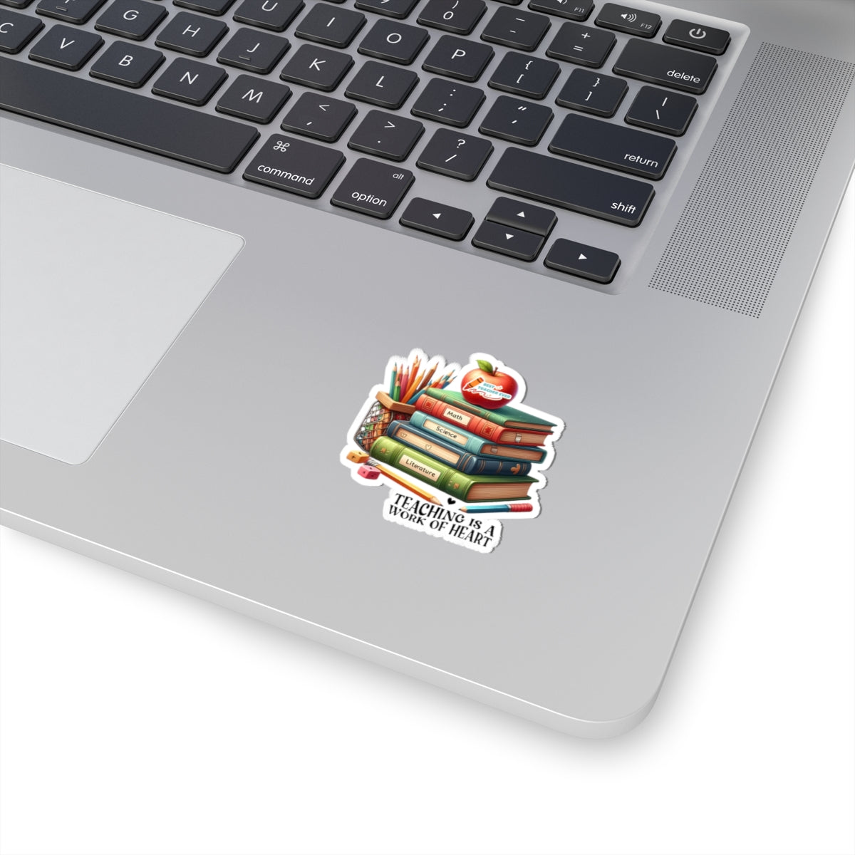 Teaching Is Work Of Heart Back To School Kiss-Cut Stickers, First Grade Squad Kiss-Cut Stickers, Gift for First graders, Ready for School, Back to Learning.