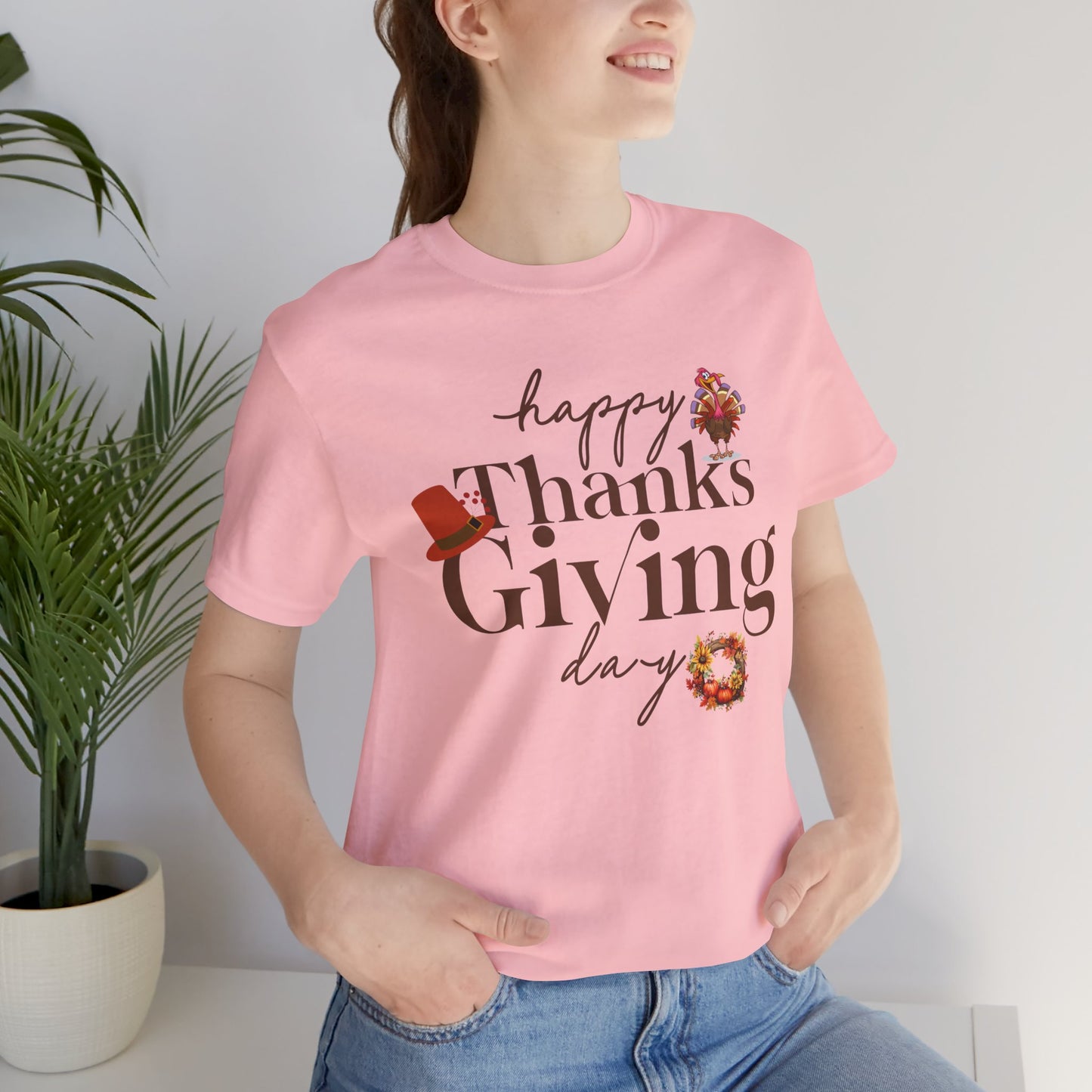 Happy Thanksgiving T-shirt, Happy thanksgiving 2024 T-shirt, Thanksgiving Gift,Turkey Shirt, Family Thanksgiving, Holiday Outfit.