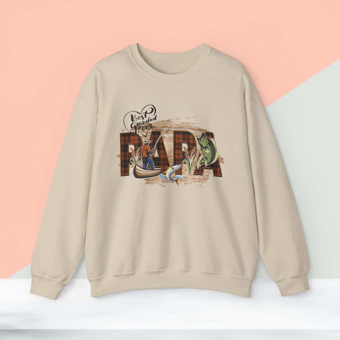 Happy Father's Day Sweatshirt For Papa, Papa Sweatshirt, Gift For Papa,  Papa's Sweatshirt.