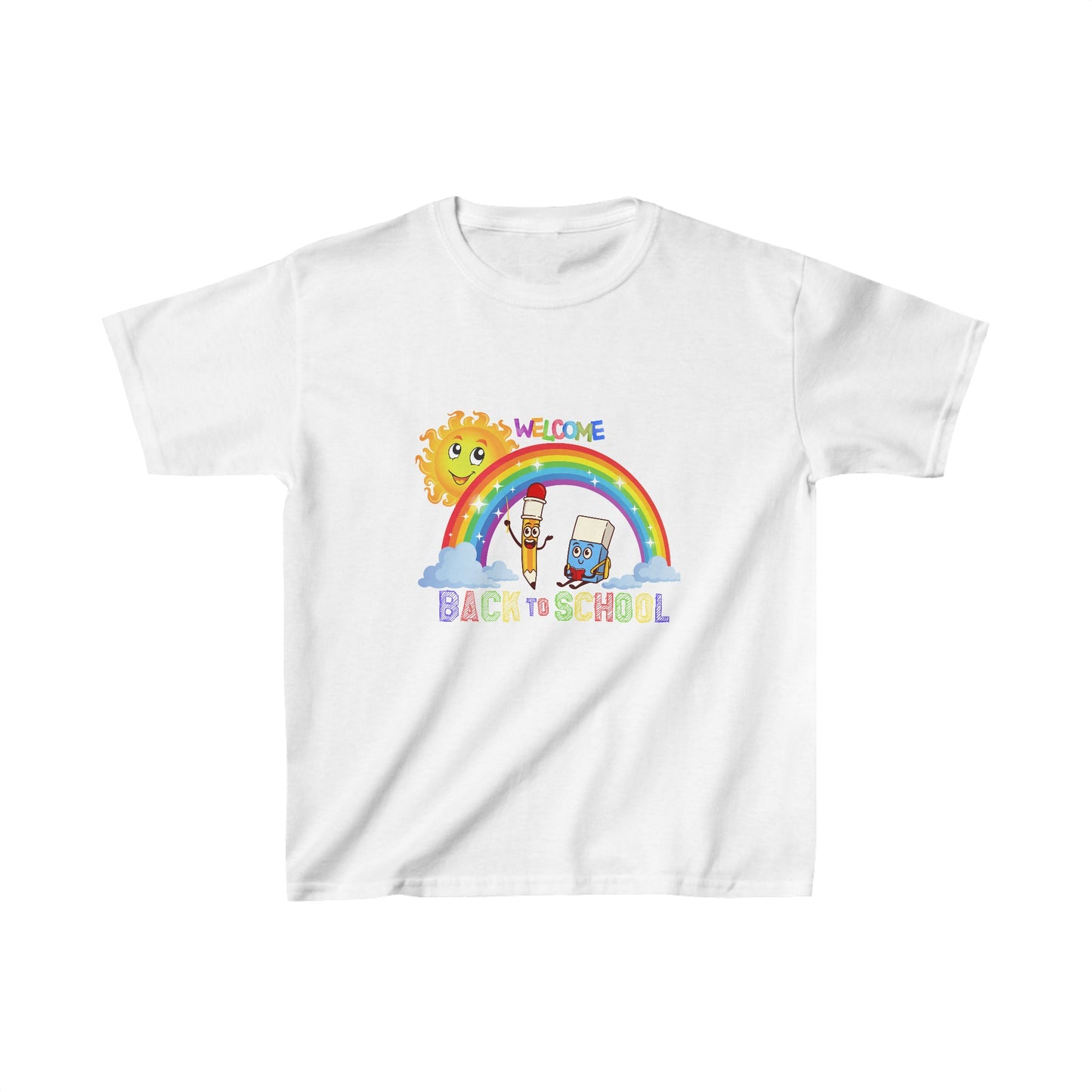 Welcome Back To School Kids Heavy Cotton™ Tee, First Grade Squad Back To School Kids Heavy Cotton™ Tee, Back to school Kids Shirt, 1st Day Of School Shirt, Back To School Cotton T-Shirt.