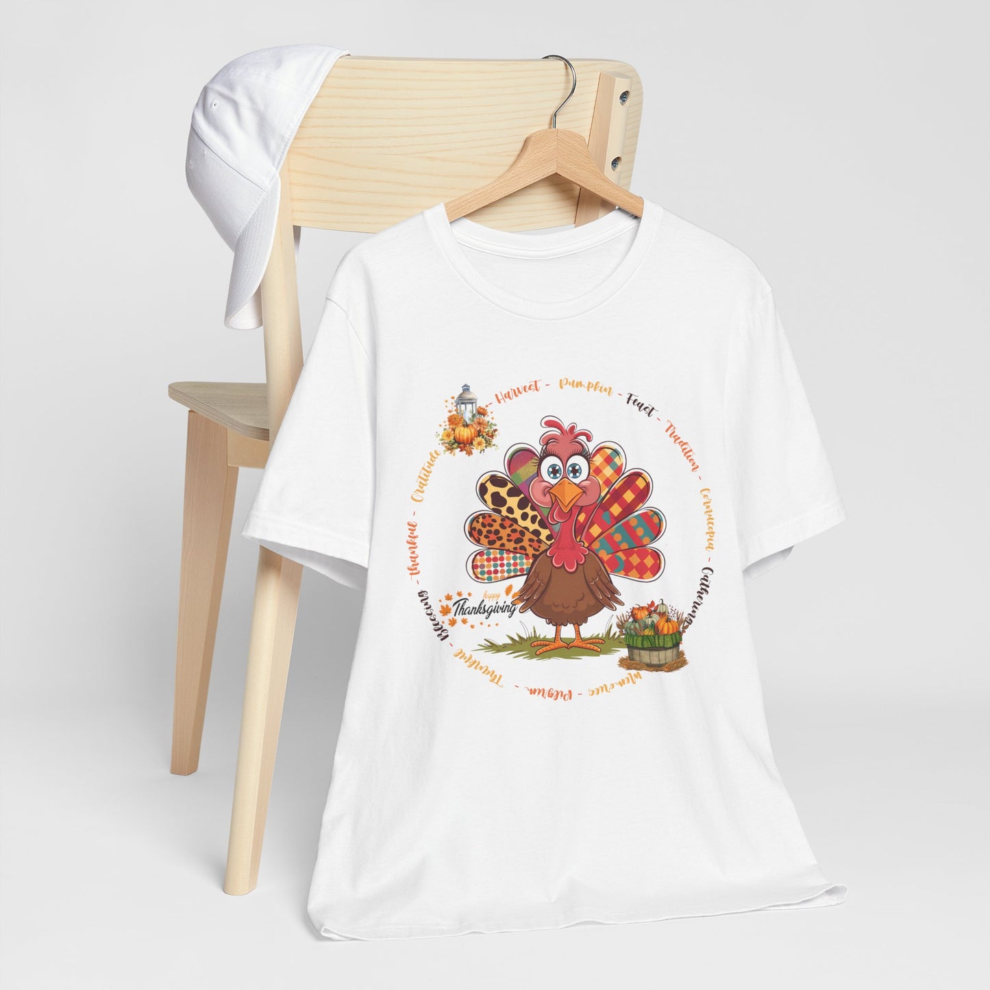 Happy Thanksgiving T-shirt, Happy thanksgiving 2024 T-shirt, Thanksgiving Gift,Turkey Shirt, Family Thanksgiving, Holiday Outfit.