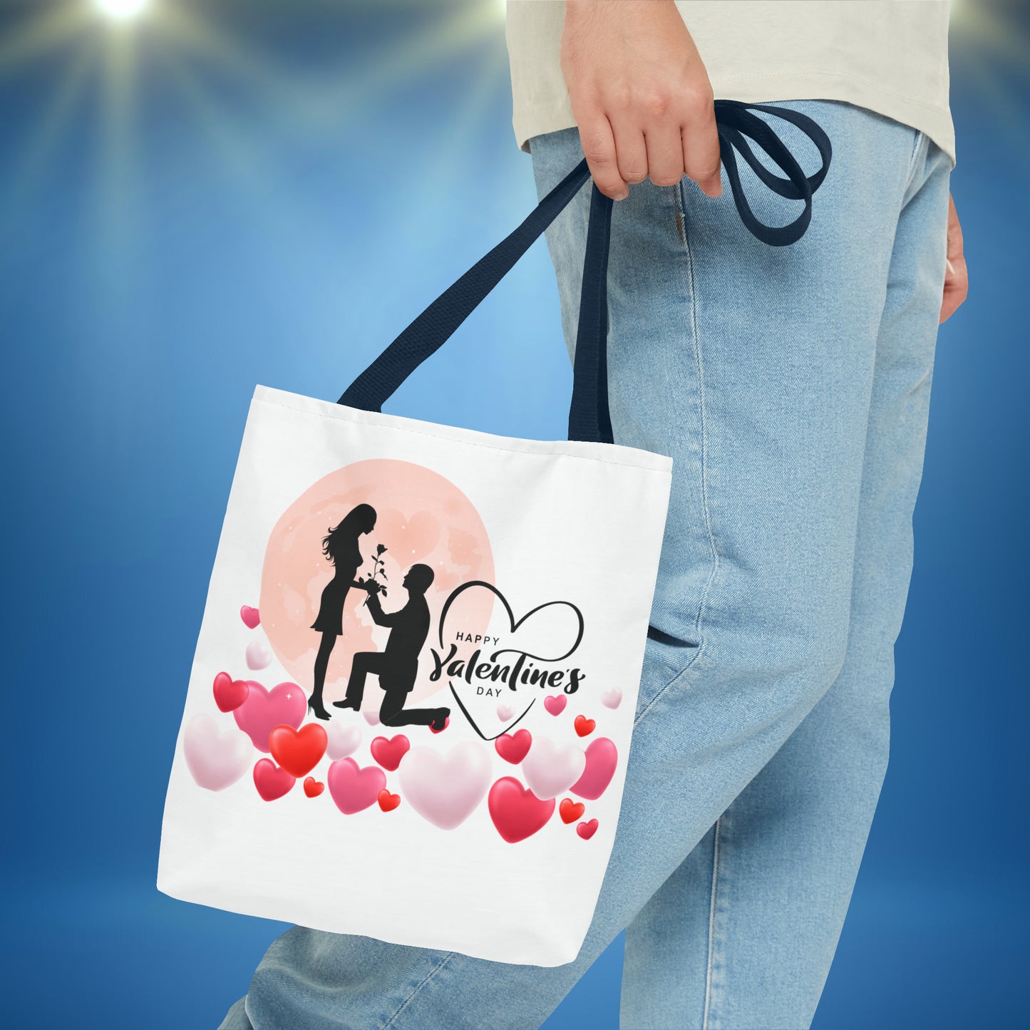 Happy Valentines Day Tote Bag