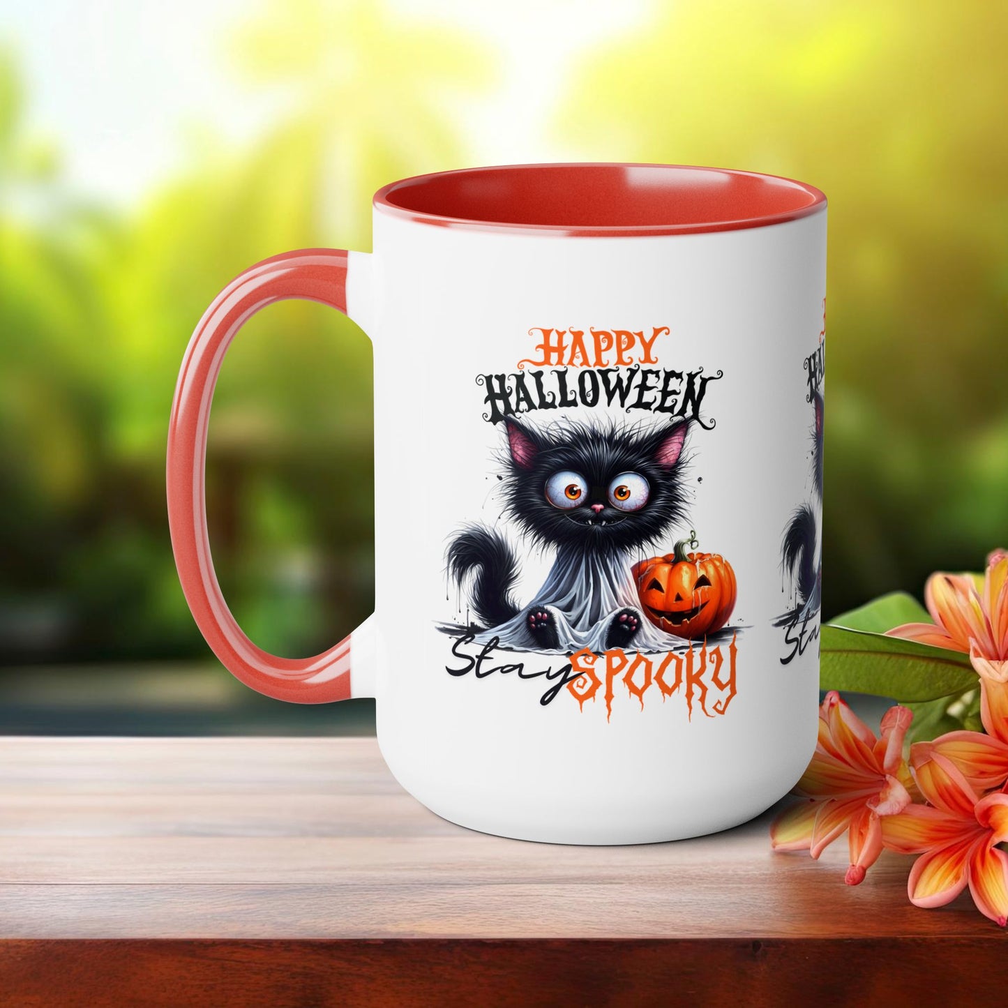 Stay Spooky Happy Halloween Coffee Mug,  Let's Go Halloween Coffee Mug, Trick or Treat Halloween Coffee Mug, Cute Ghost Coffee Mug, Spooky Season Halloween Coffee Mug.