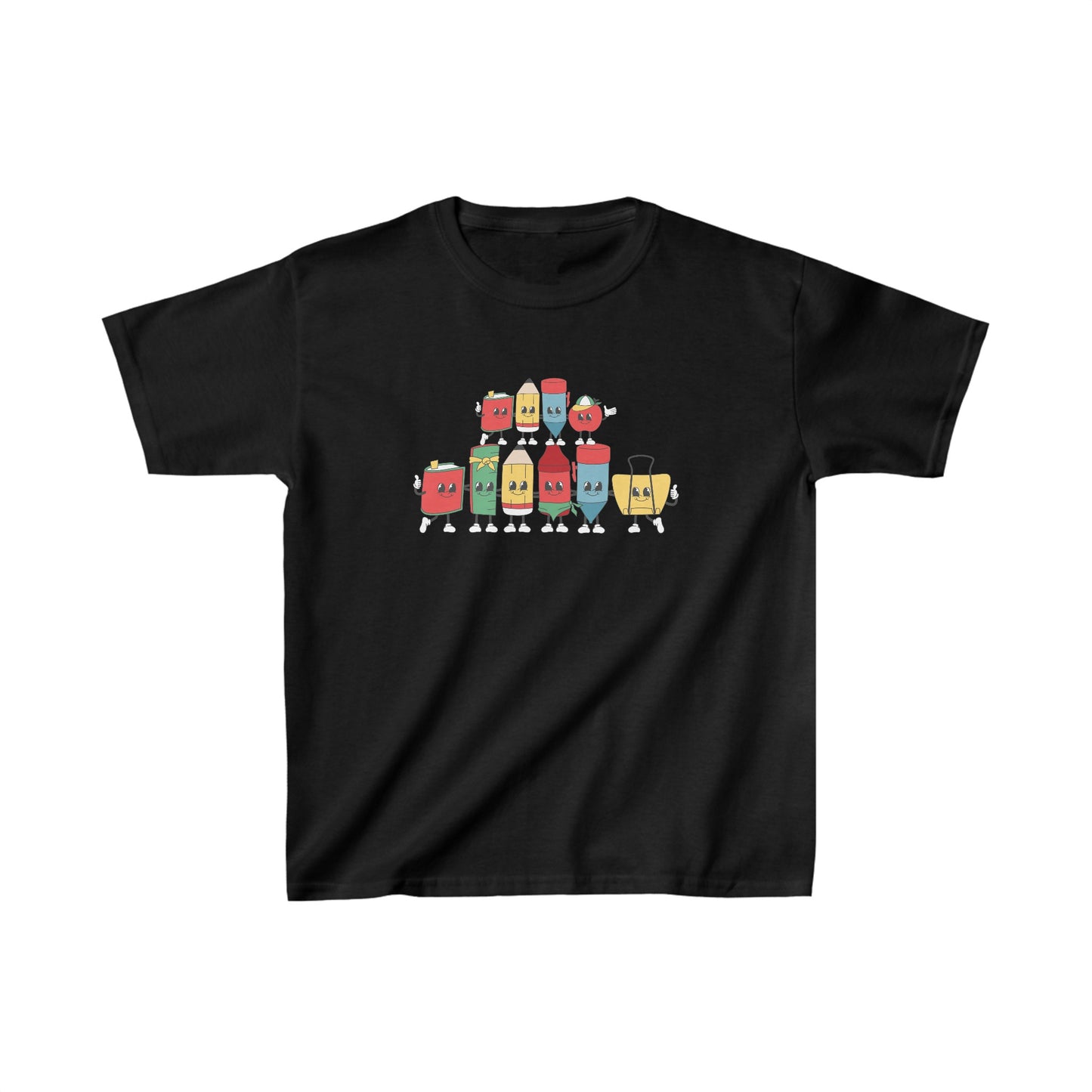 Back To School Kids Heavy Cotton™ Tee, Back to school Kids Shirt, 1st Day Of School Shirt, Back To School Cotton T-Shirt.