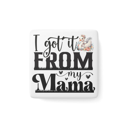 Happy Mother's Day Porcelain Magnet, Square