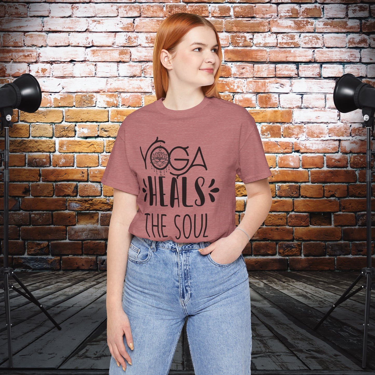 Yoga Heals The soul T-Shirt, Cute Yoga workout Shirt, Yoga lovers T-shirt, Yoga Instructor Gift, Gym shirt, Gift For Yoga lover, Gift For Yogi.