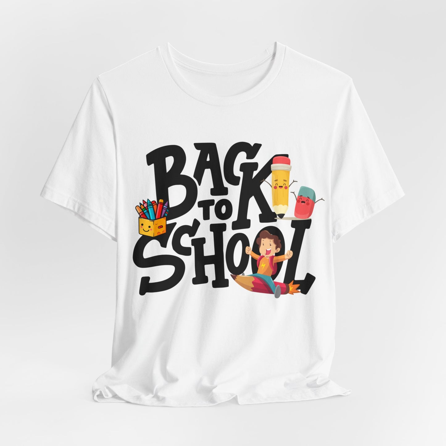 Teacher T-Shirt, Teacher Back To school unisex jersey short sleeve.First Day Vibes T-Shirt.