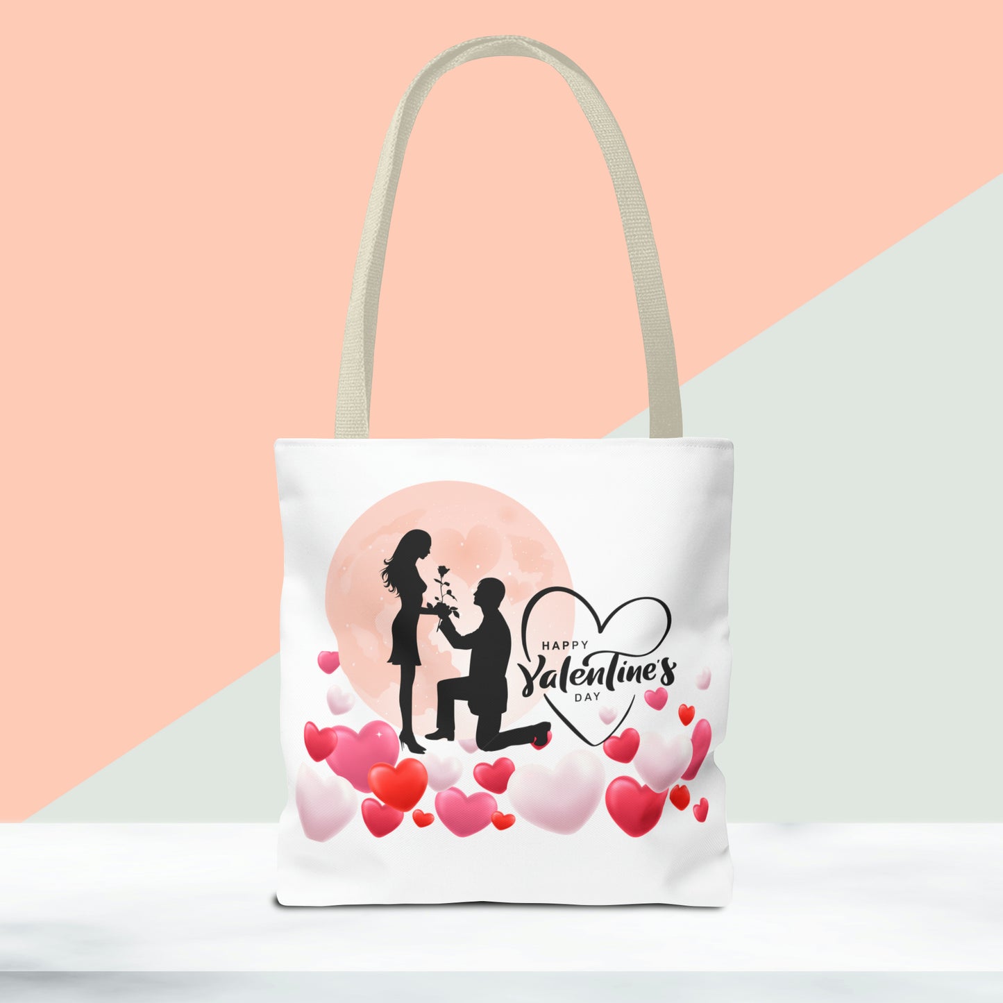 Happy Valentines Day Tote Bag