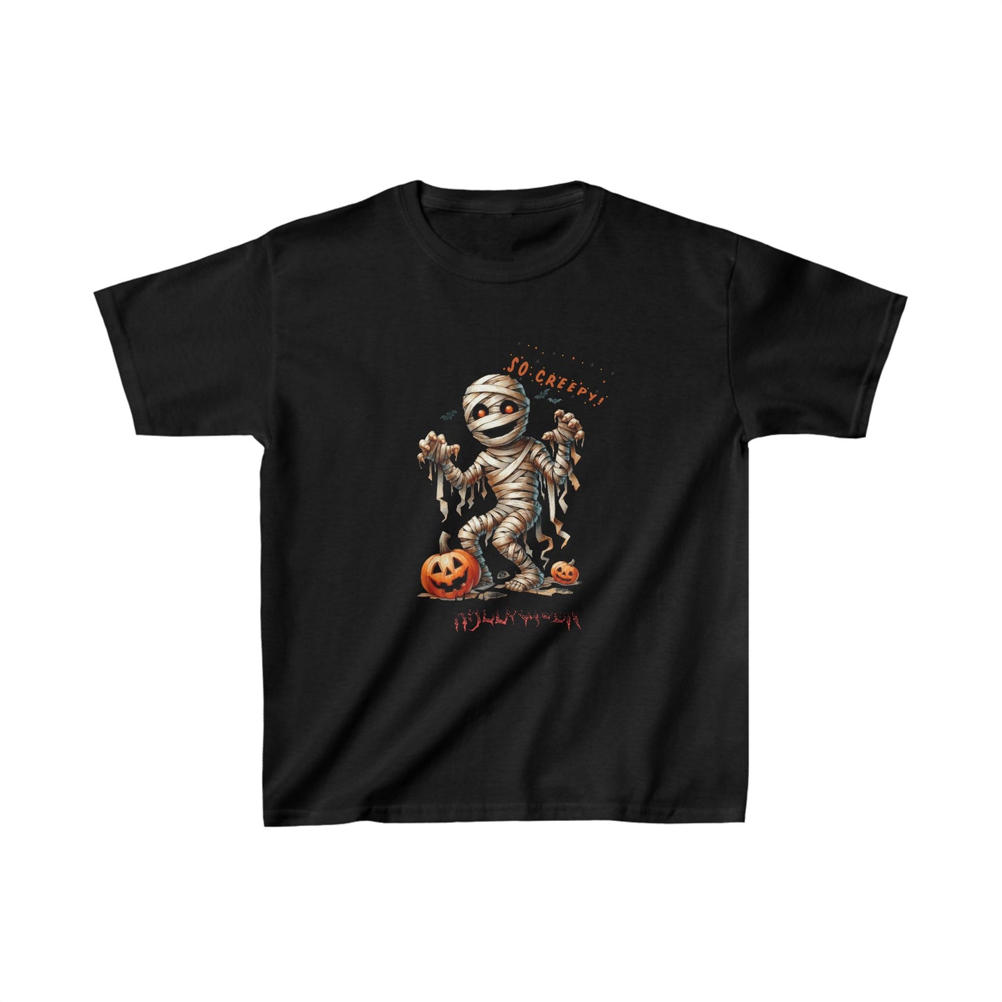 So Spooky So Creepy Halloween Kids Shirt, Spooky Halloween Kids Heavy Cotton™ Tee, Spooky Season Kids Shirt, Spooky Vibes Shirt, Trick Or Treat Cotton T-Shirt.