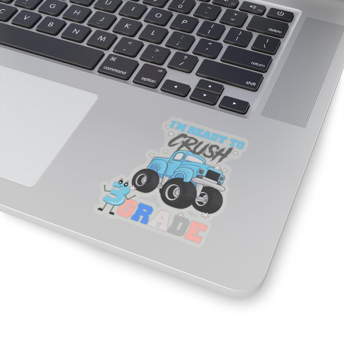 I Am Ready To Crush 3rd Grade Back To School Kiss-Cut Stickers, First Grade Squad Kiss-Cut Stickers, Gift for First graders, Ready for School, Back to Learning.
