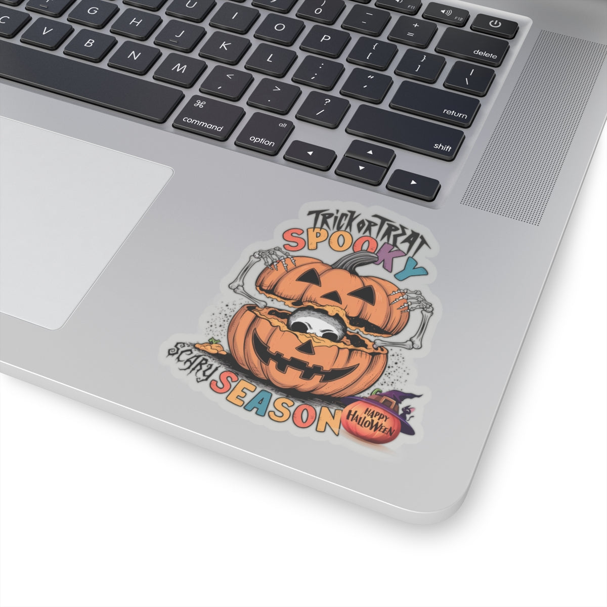 Spooky Scary Season Halloween Kiss-Cut Stickers, Cute Ghost Halloween Kiss-Cut Stickers, Happy Halloween Kiss-Cut Stickers, Spooky Season Kiss-Cut Stickers, Trick Or Treat Halloween Kiss-Cut Stickers.