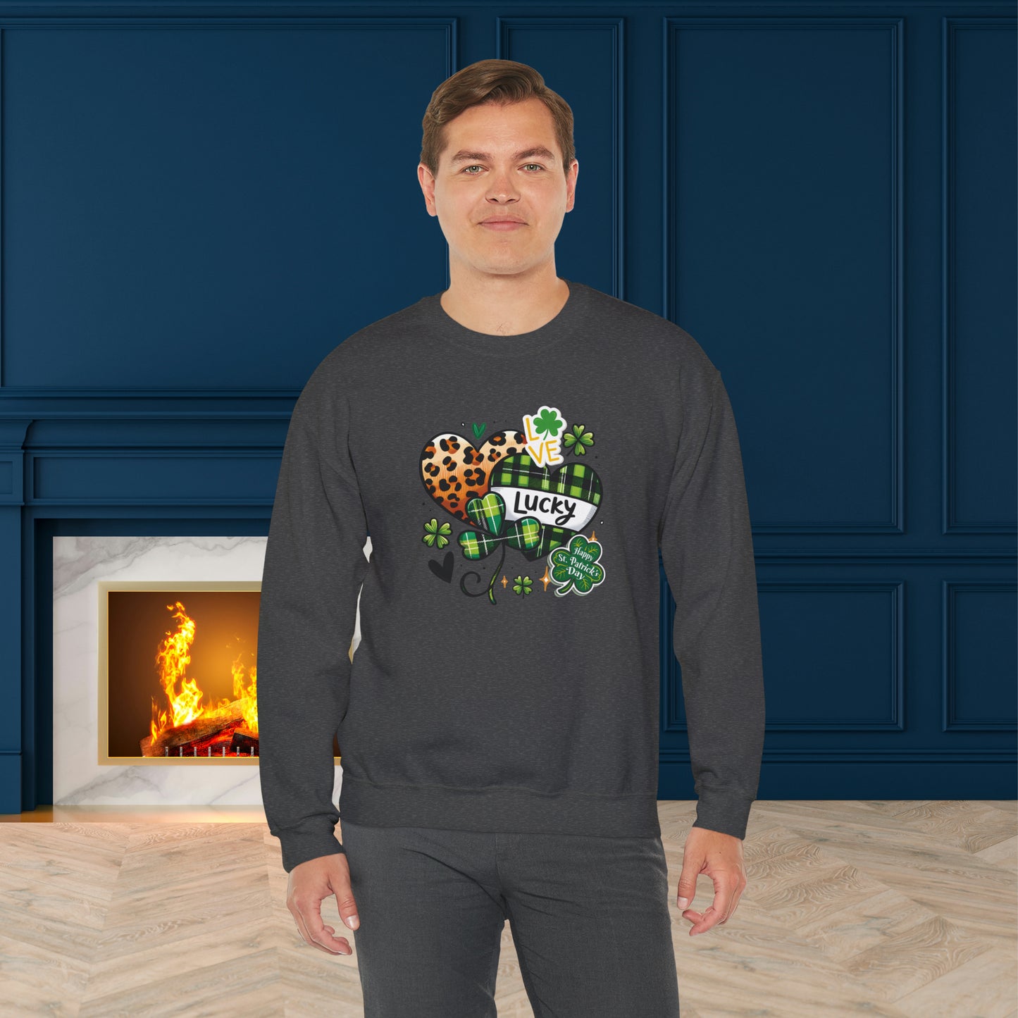 Patrick's Day Unisex Heavy Blend™ Crewneck Sweatshirt