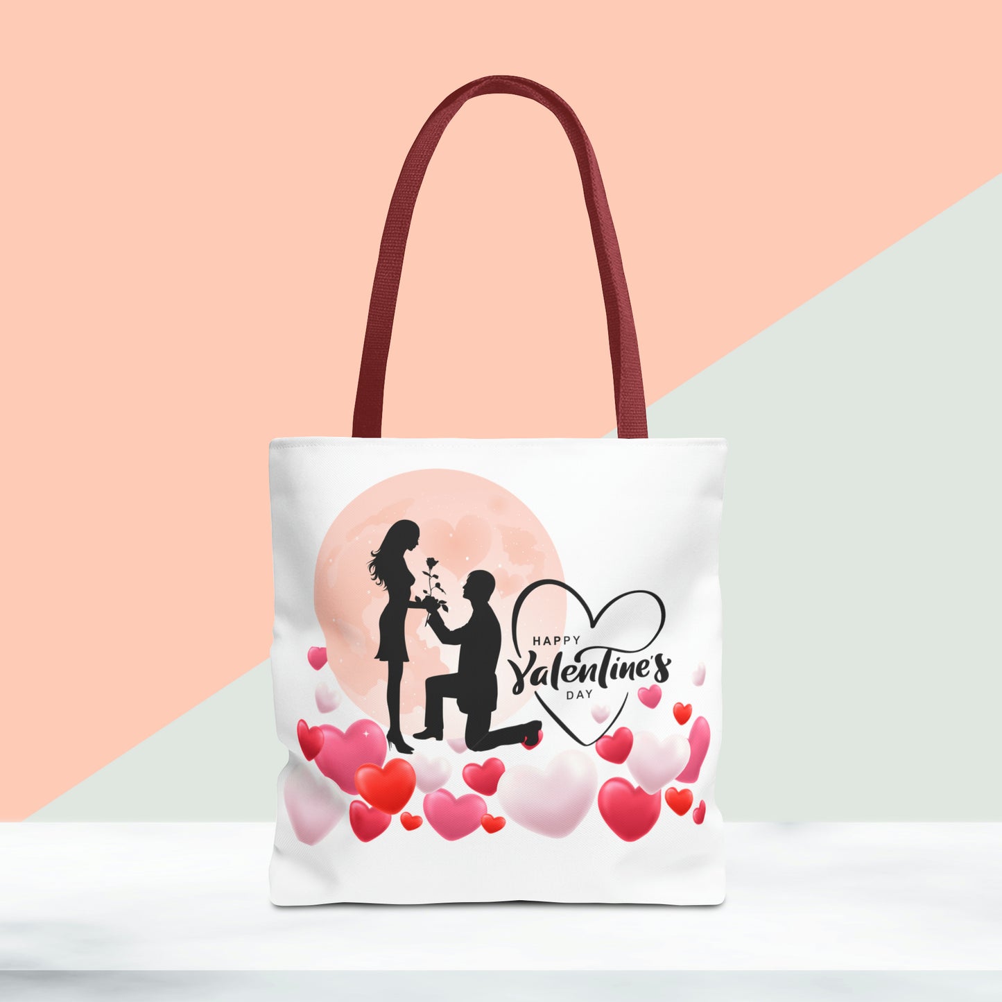 Happy Valentines Day Tote Bag