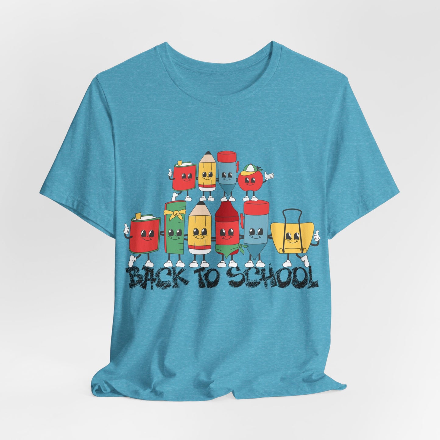 Back To School T-Shirt, Teacher Back To school unisex jersey short sleeve.First Day Vibes T-Shirt.