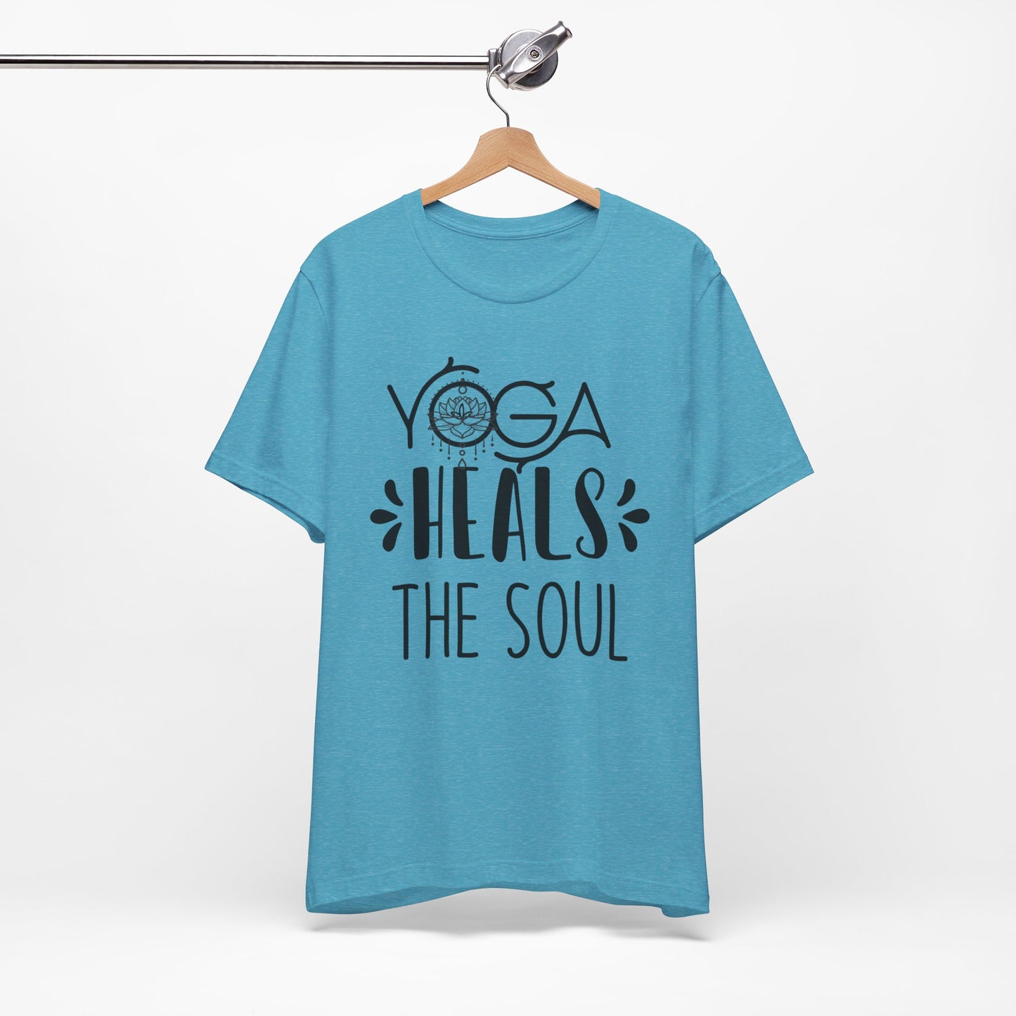 Yoga Heals The soul T-Shirt, Cute Yoga workout Shirt, Yoga lovers T-shirt, Yoga Instructor Gift, Gym shirt, Gift For Yoga lover, Gift For Yogi.