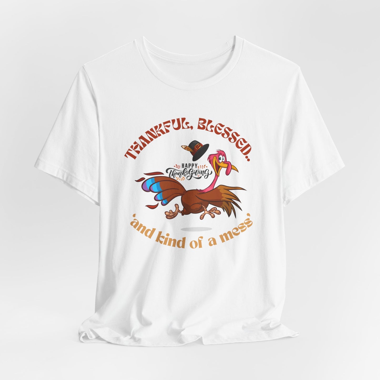 Thankful Blessed T-shirt, Happy Thanksgiving T-shirt, Happy Thanksgiving T-shirt, Happy thanksgiving 2024 T-shirt, Thanksgiving Gift,Turkey Shirt, Family Thanksgiving, Holiday Outfit.