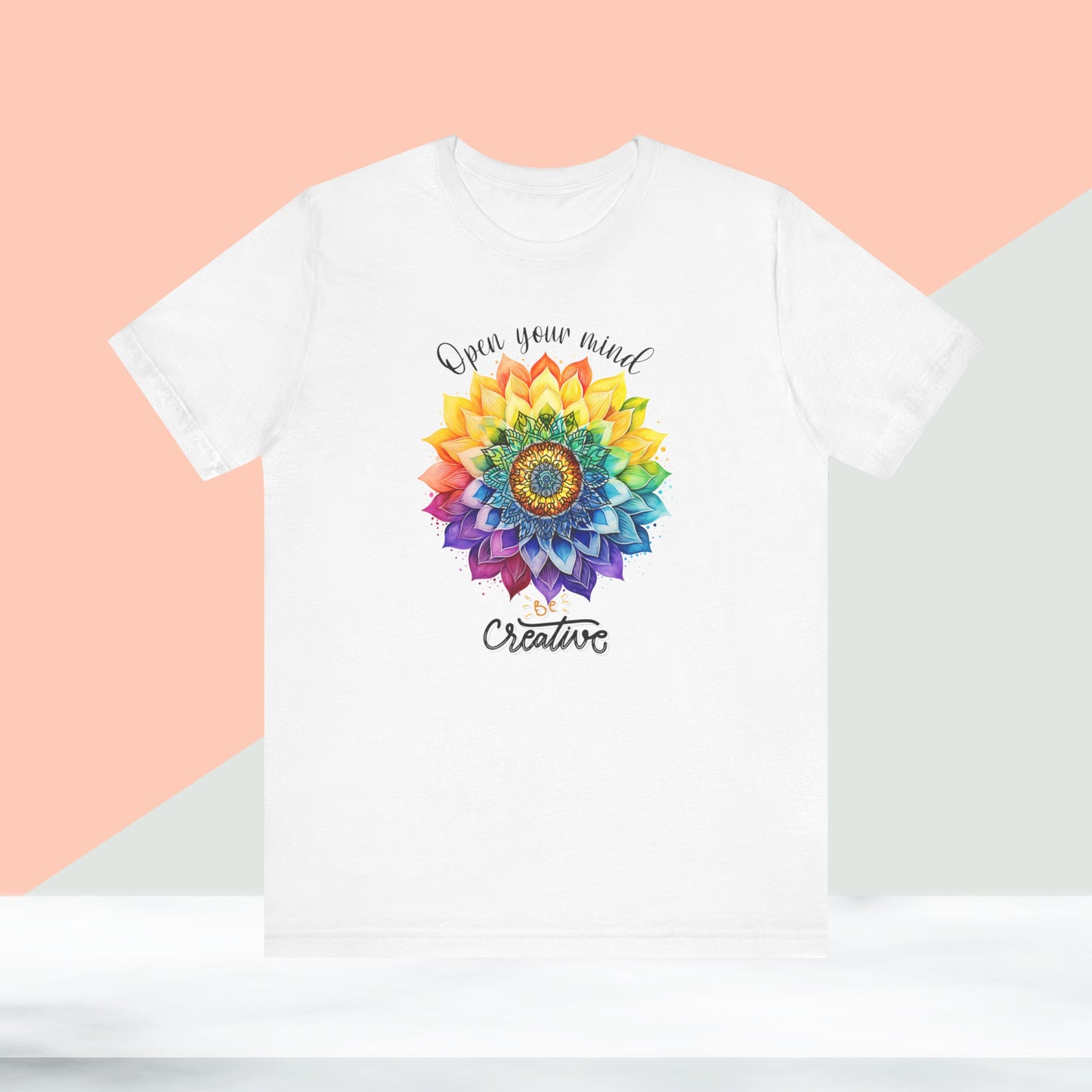 Open your Mind Be Creative Yoga T-Shirt, Cute Yoga workout Shirt, Yoga lovers T-shirt, Yoga Instructor Gift, Gym shirt, Gift For Yoga lover, Gift For Yogi.