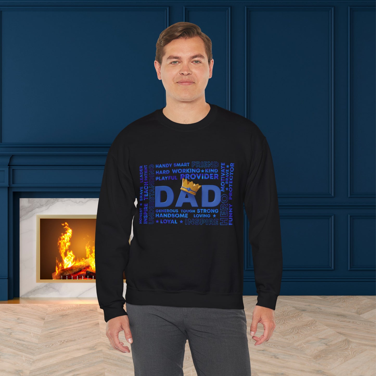 Happy Father's Day Sweatshirt For Dad, Dad Sweatshirt, Gift For Dad,  Daddy's Sweatshirt.