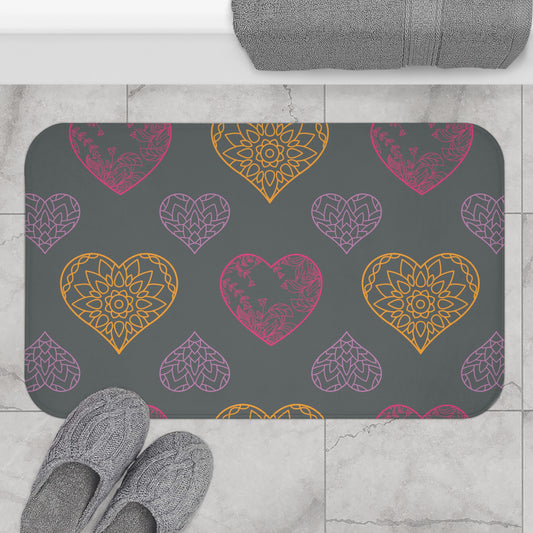 Happy Valentines Day Bath Mat