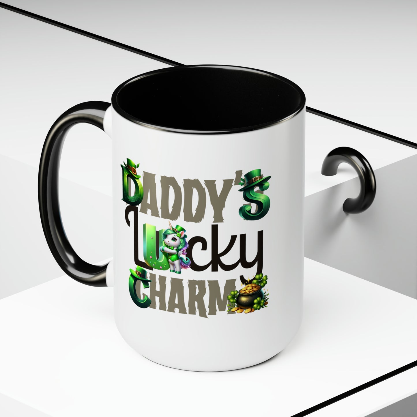 St Patrick's Day two-Tone Coffee Mugs, 15oz