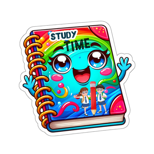 Study Time Back To School Kiss-Cut Stickers, First Grade Squad Kiss-Cut Stickers, Gift for First graders, Ready for School, Back to Learning.