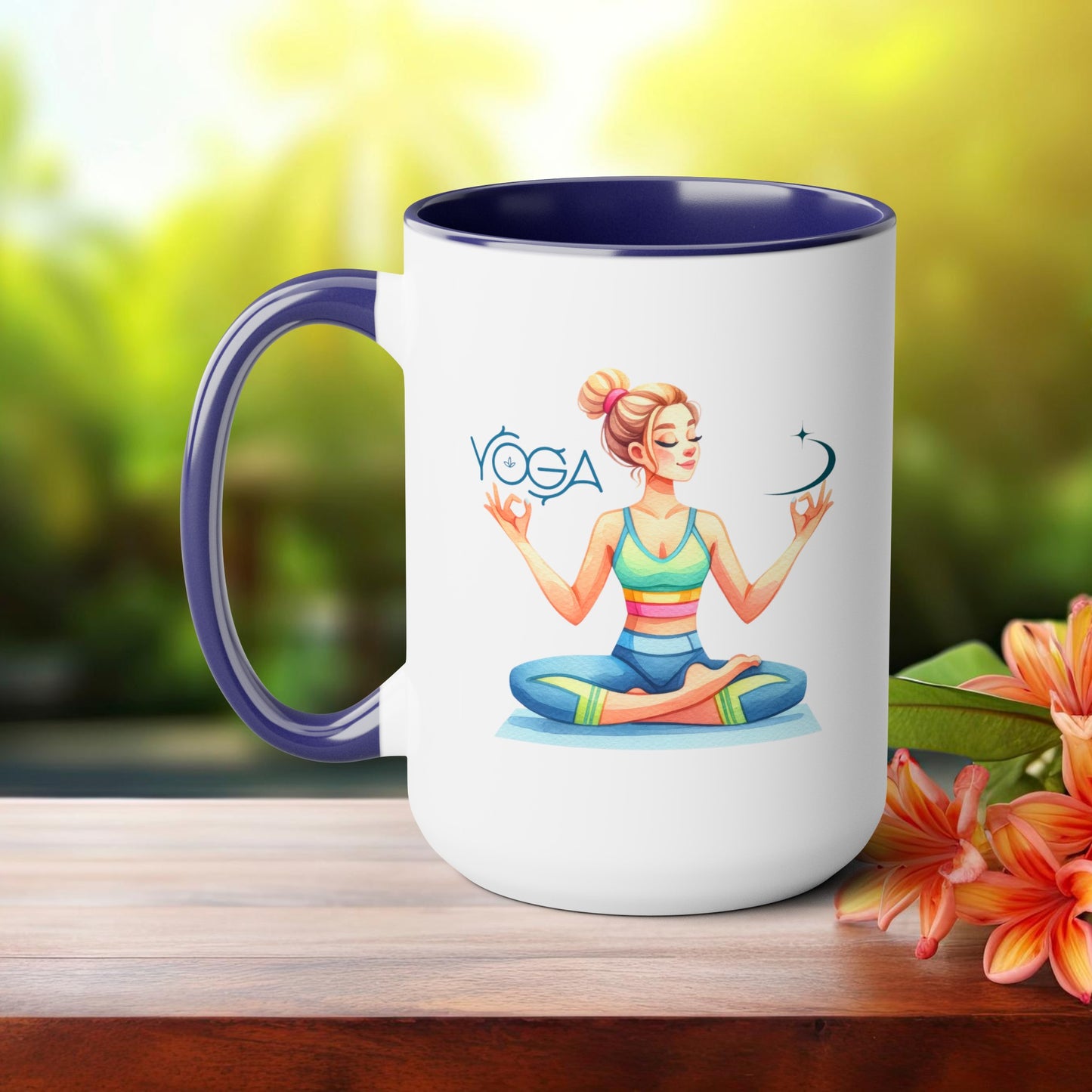 Yoga Coffee Mug, Cute Yoga Coffee Mug, Yoga lovers Coffee Mug, Yoga Instructor Gift, Gift For Yoga lover, Gift For Yogi.