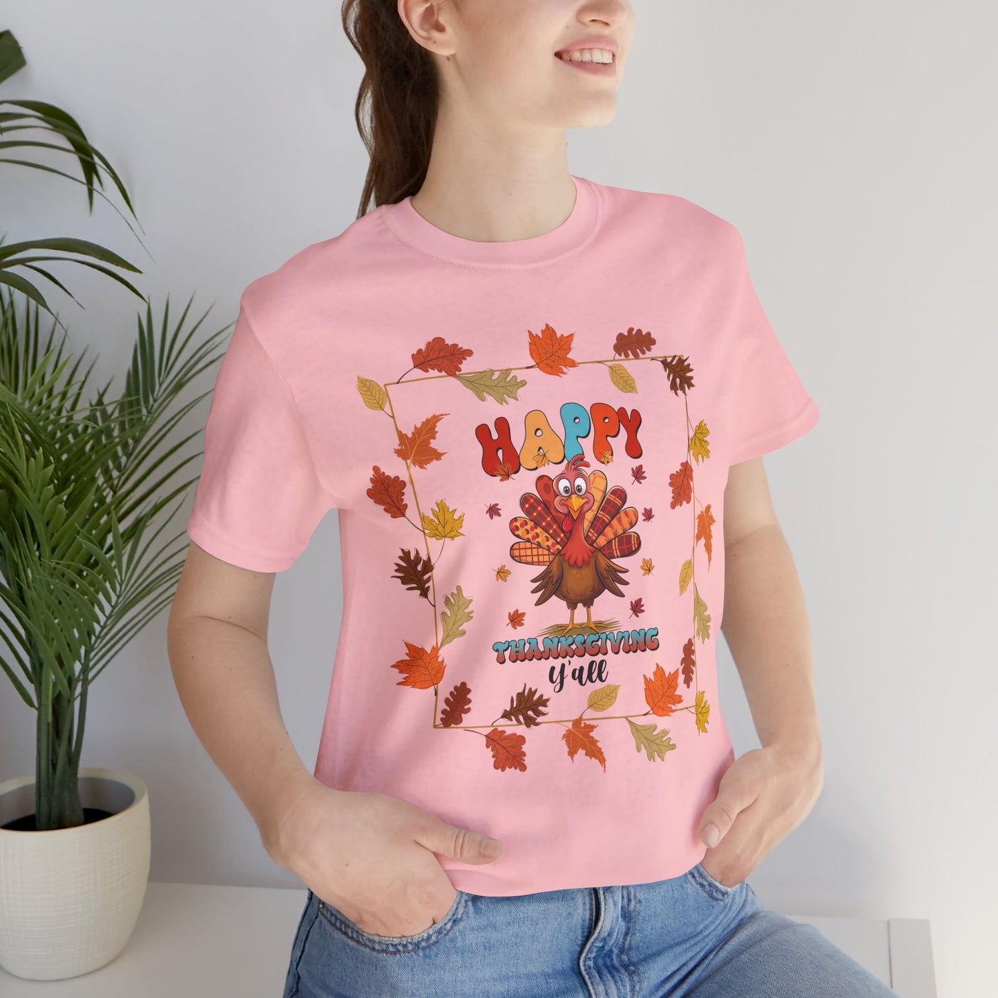 Happy Thanksgiving T-shirt, Happy Thanksgiving T-shirt, Happy thanksgiving 2024 T-shirt, Thanksgiving Gift,Turkey Shirt, Family Thanksgiving, Holiday Outfit.