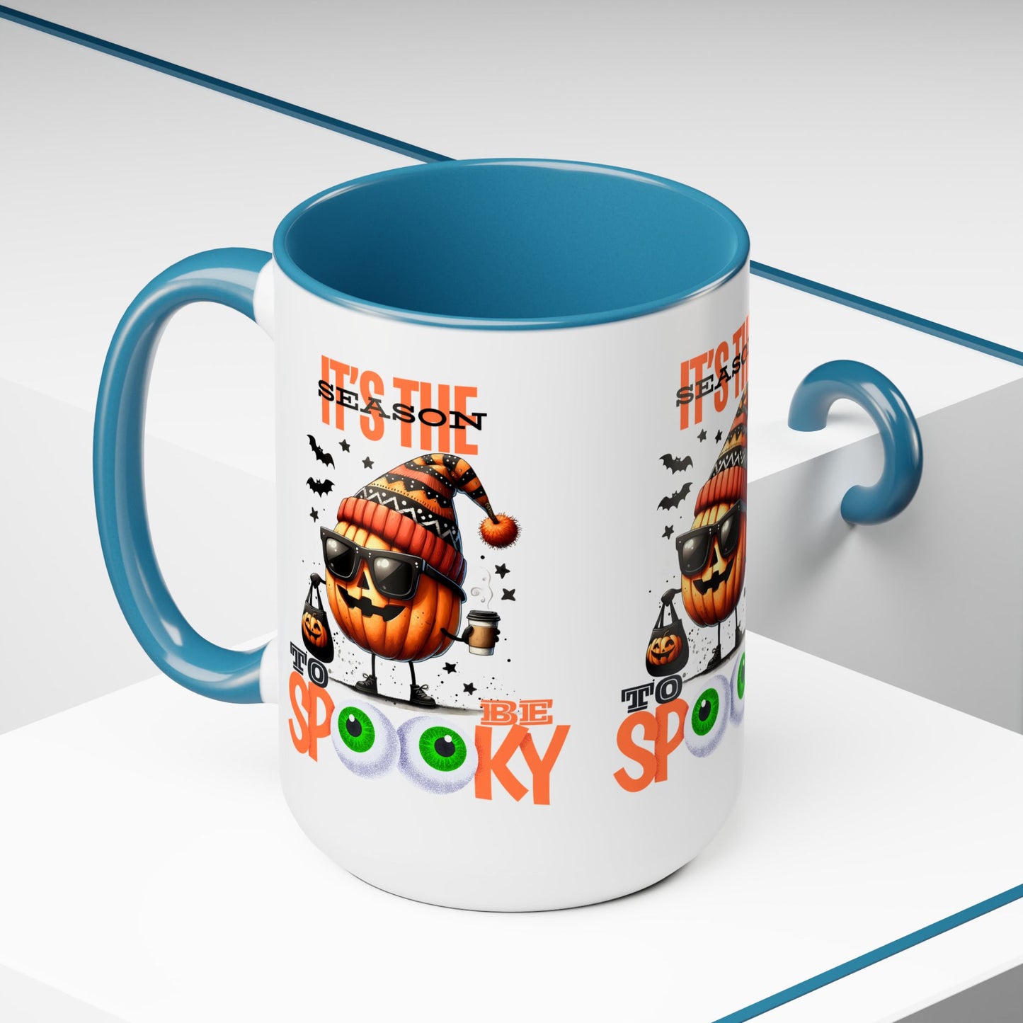 It's The Season To Be Spooky Halloween Coffee Mug,  Let's Go Halloween Coffee Mug, Trick or Treat Halloween Coffee Mug, Cute Skeleton Coffee Mug, Spooky Season Halloween Coffee Mug.