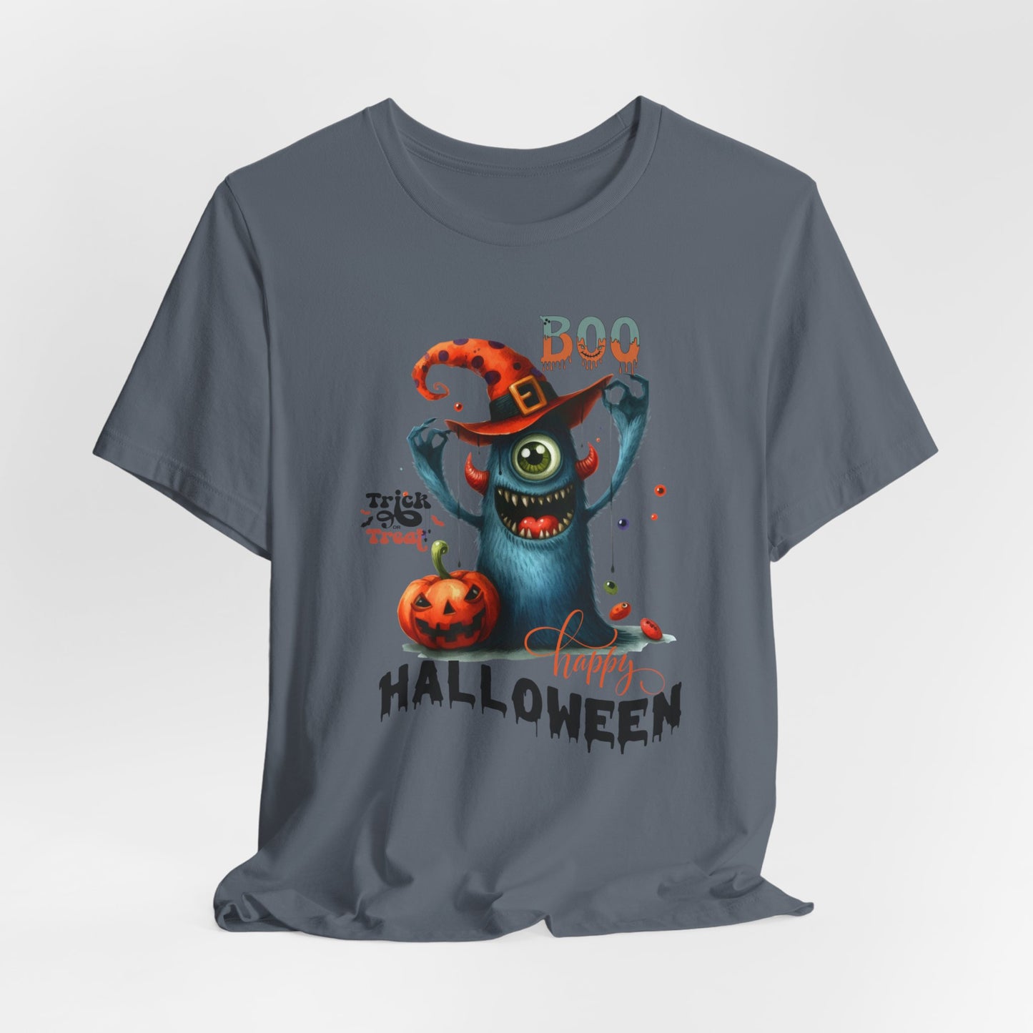 Boo Happy Halloween T-shirt, Happy Halloween T-shirt, Trick Or Treat T-shirt, Halloween T-shirt, Cool Halloween T-shirt, Spooky T-shirt,