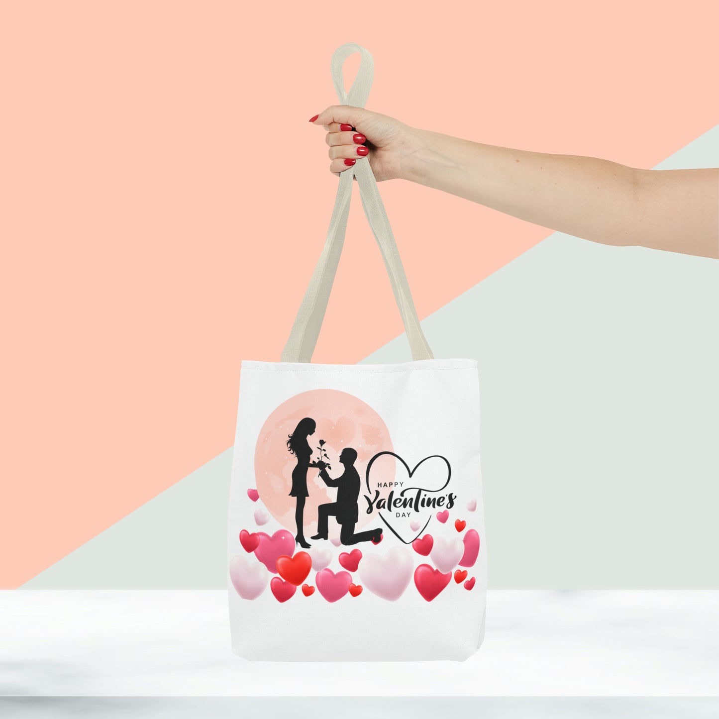 Happy Valentines Day Tote Bag