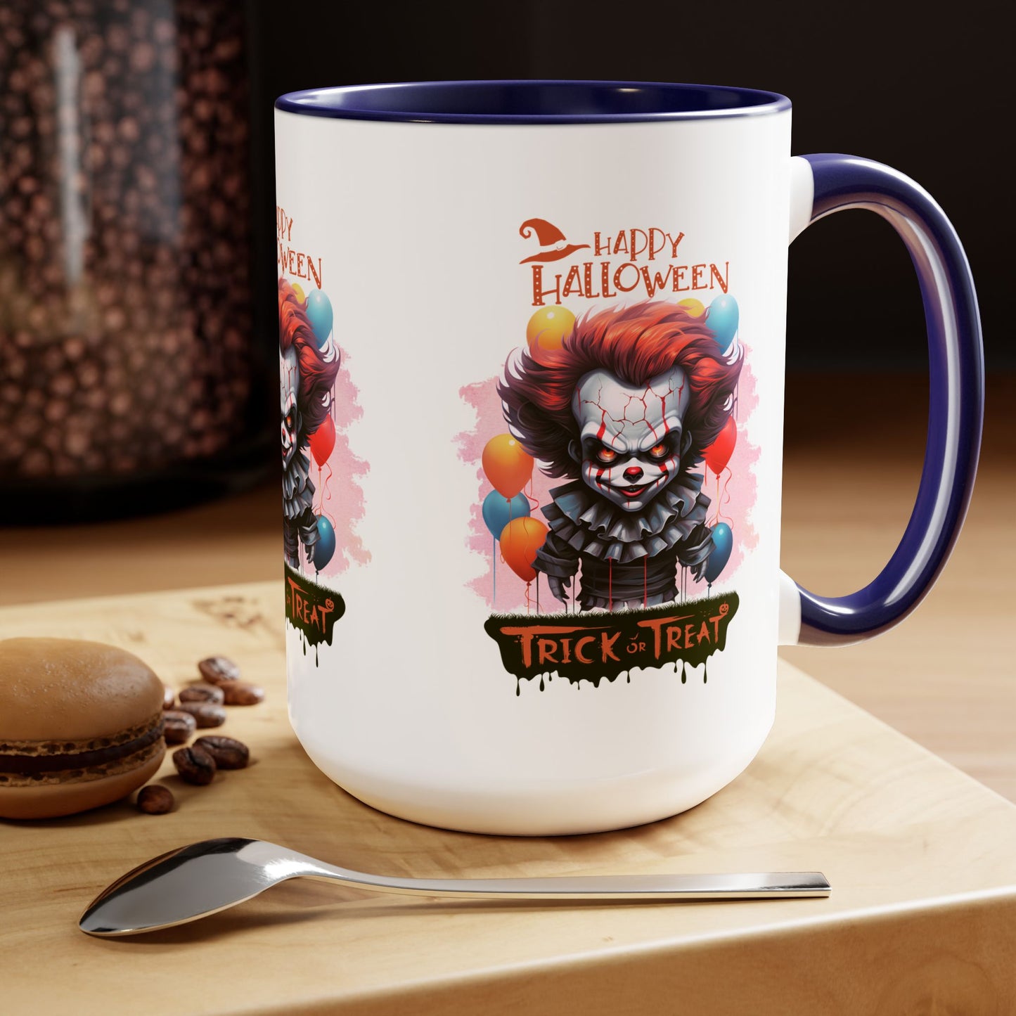 Trick or Treat Halloween Coffee Mug, Happy Halloween Coffee Mug, Ghost Halloween Coffee Mug, Spooky Season Halloween Coffee Mug.