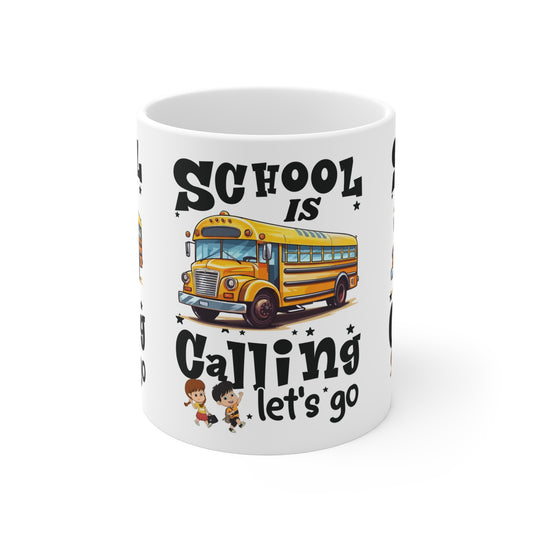 School Is calling Mug, Back To School Mug.11oz. Ready To Rule The School Mug.11oz. Ready for School Mug.