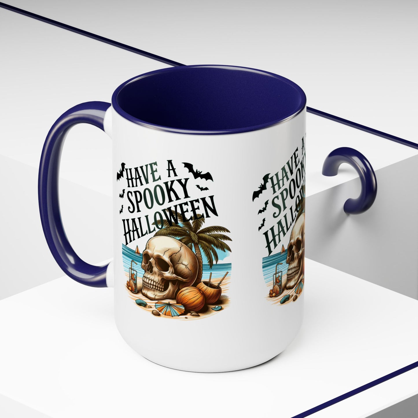 Have A Spooky Halloween Coffee Mug,  Let's Go Halloween Coffee Mug, Trick or Treat Halloween Coffee Mug, Cute Skeleton Coffee Mug, Spooky Season Halloween Coffee Mug.