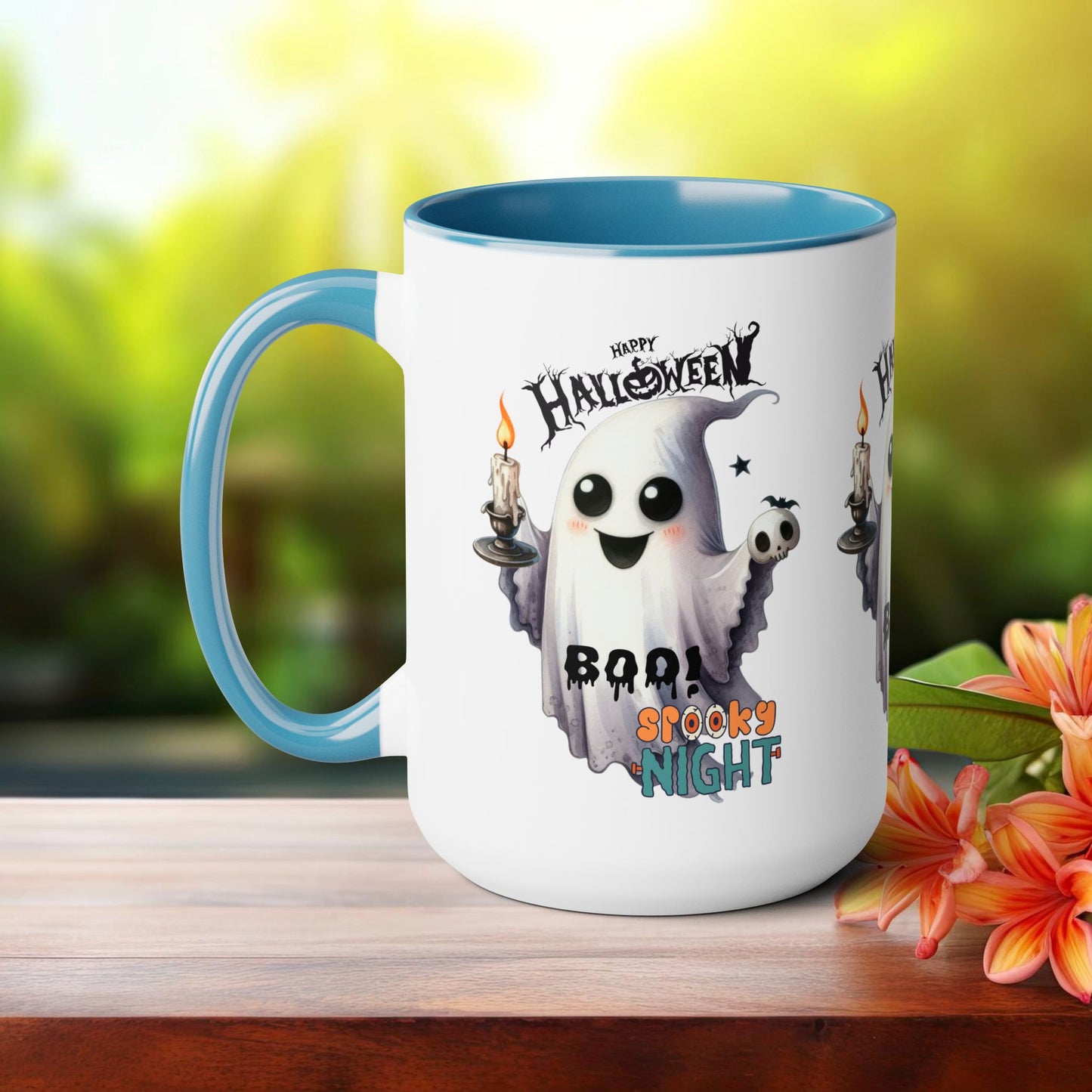 Spooky Night Halloween Coffee Mug,  Let's Go Halloween Coffee Mug, Trick or Treat Halloween Coffee Mug, Cute Skeleton Coffee Mug, Spooky Season Halloween Coffee Mug.