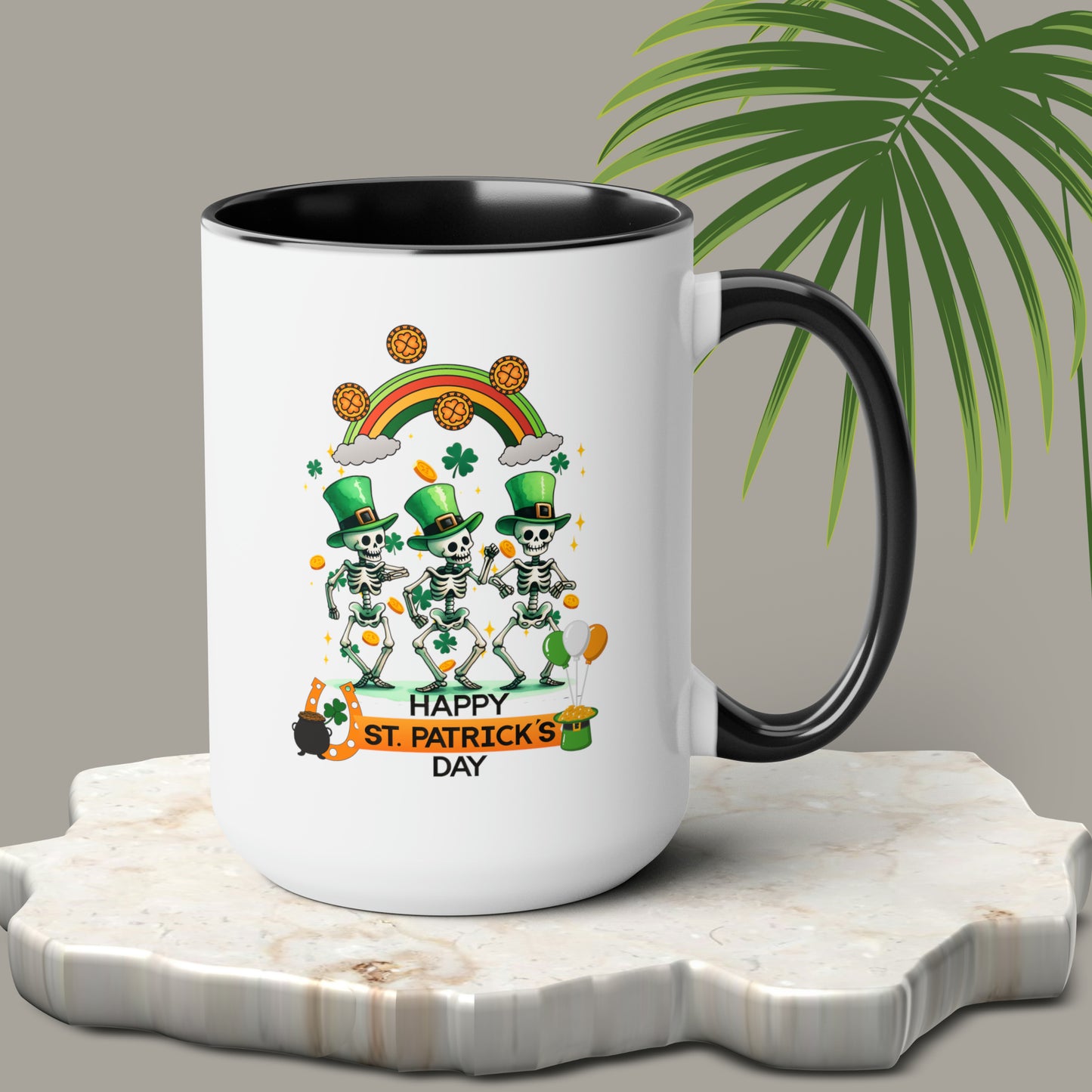 St Patrick's Day two-Tone Coffee Mugs, 15oz