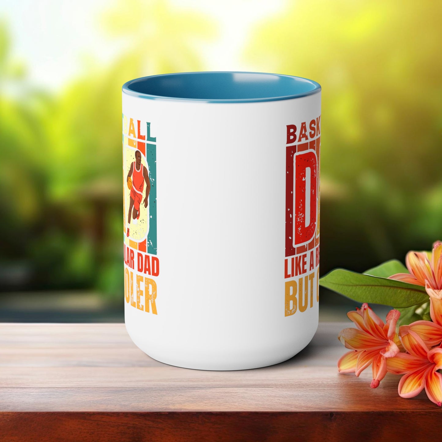 Happy father's dayTow-Tone Coffee Mug.15oz, Gift for Dad, Daddy's Coffee Mug